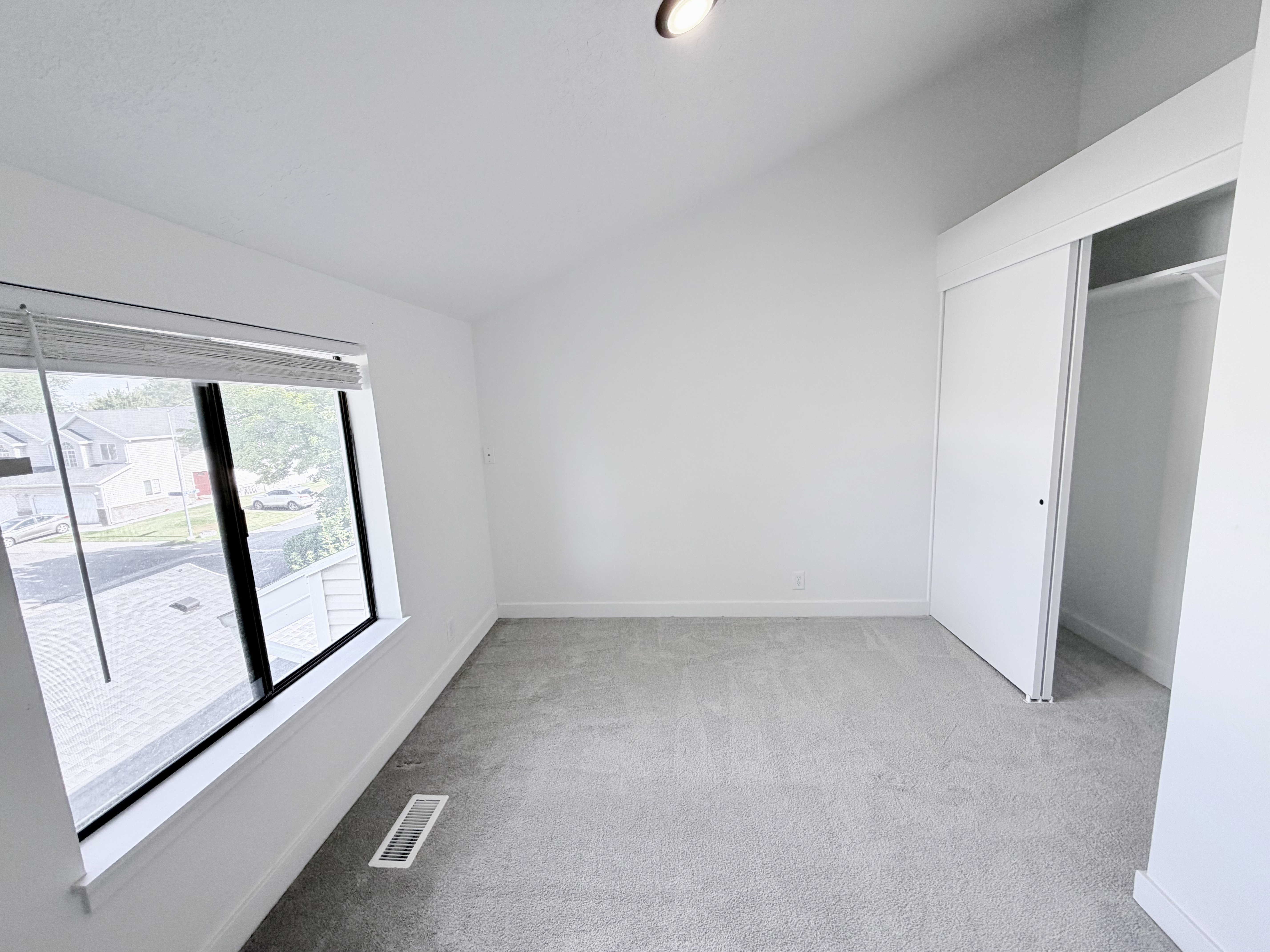 Light gray carpeting