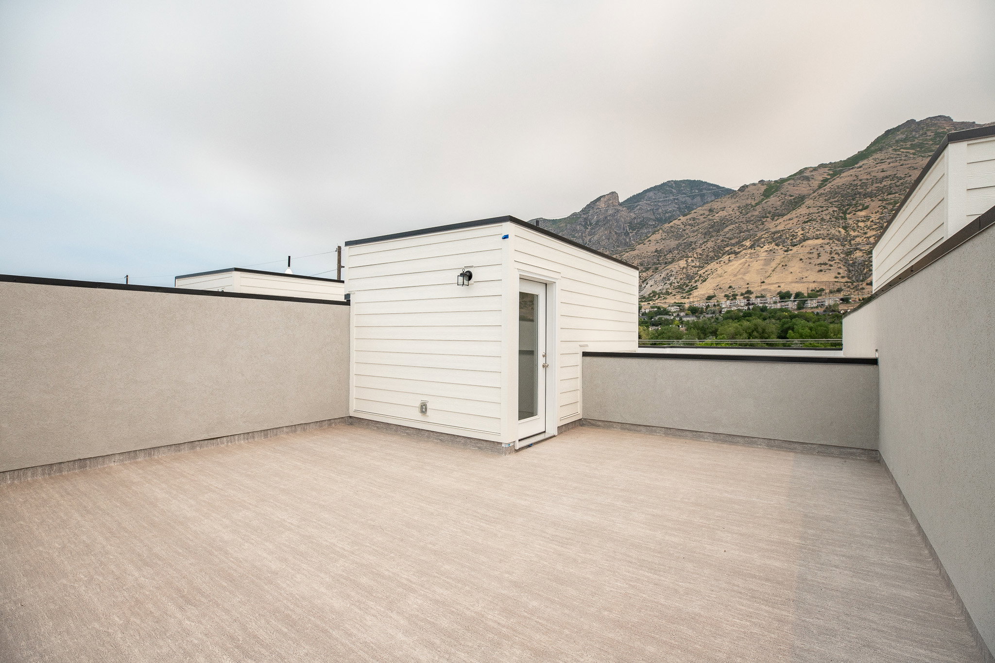 Private rooftop deck