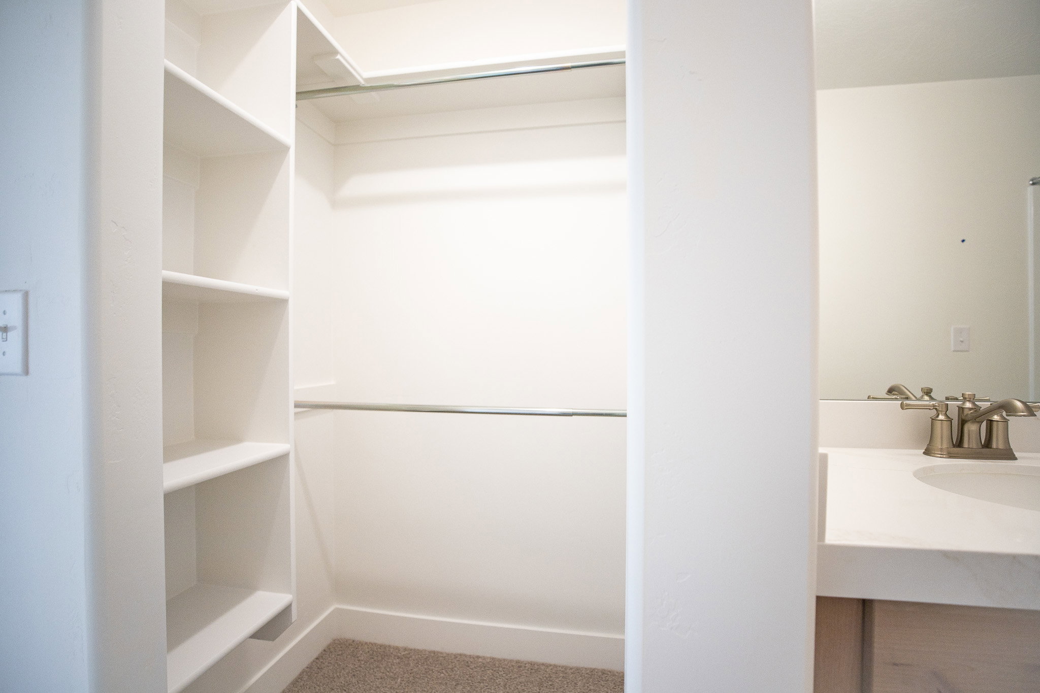 Bedroom #3 walk-in closet