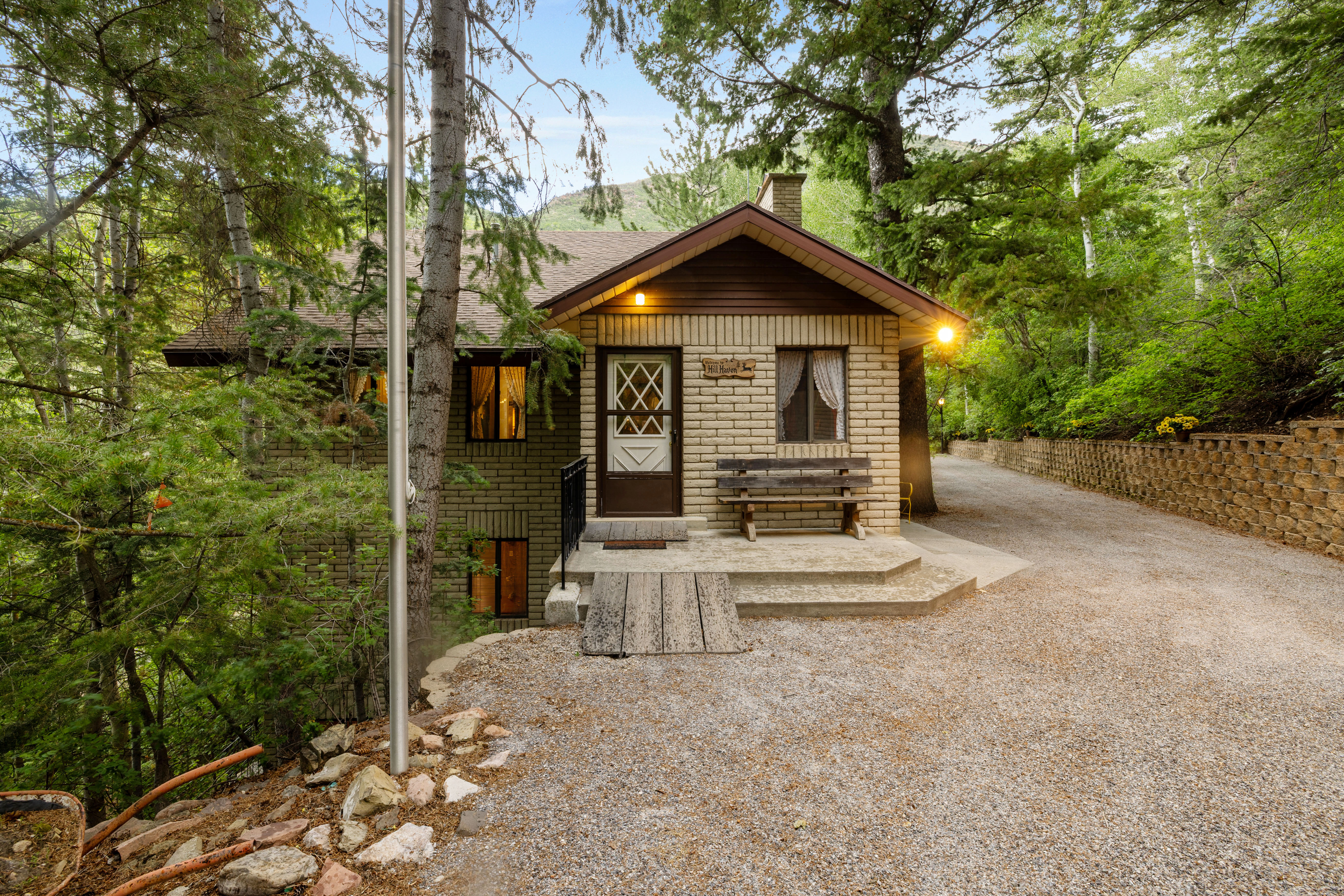 Front of cabin