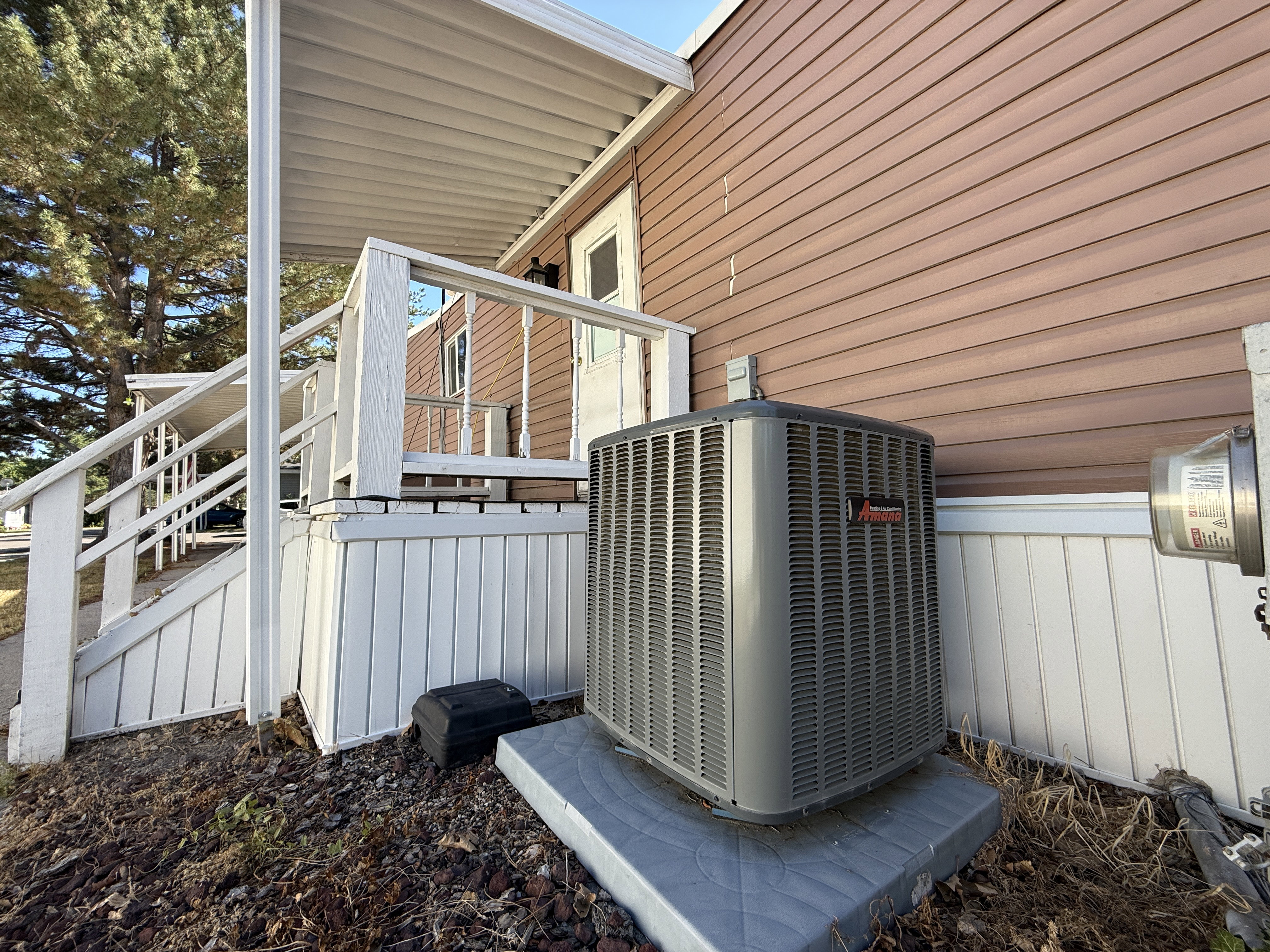 Exterior siding in a horizontal panel design