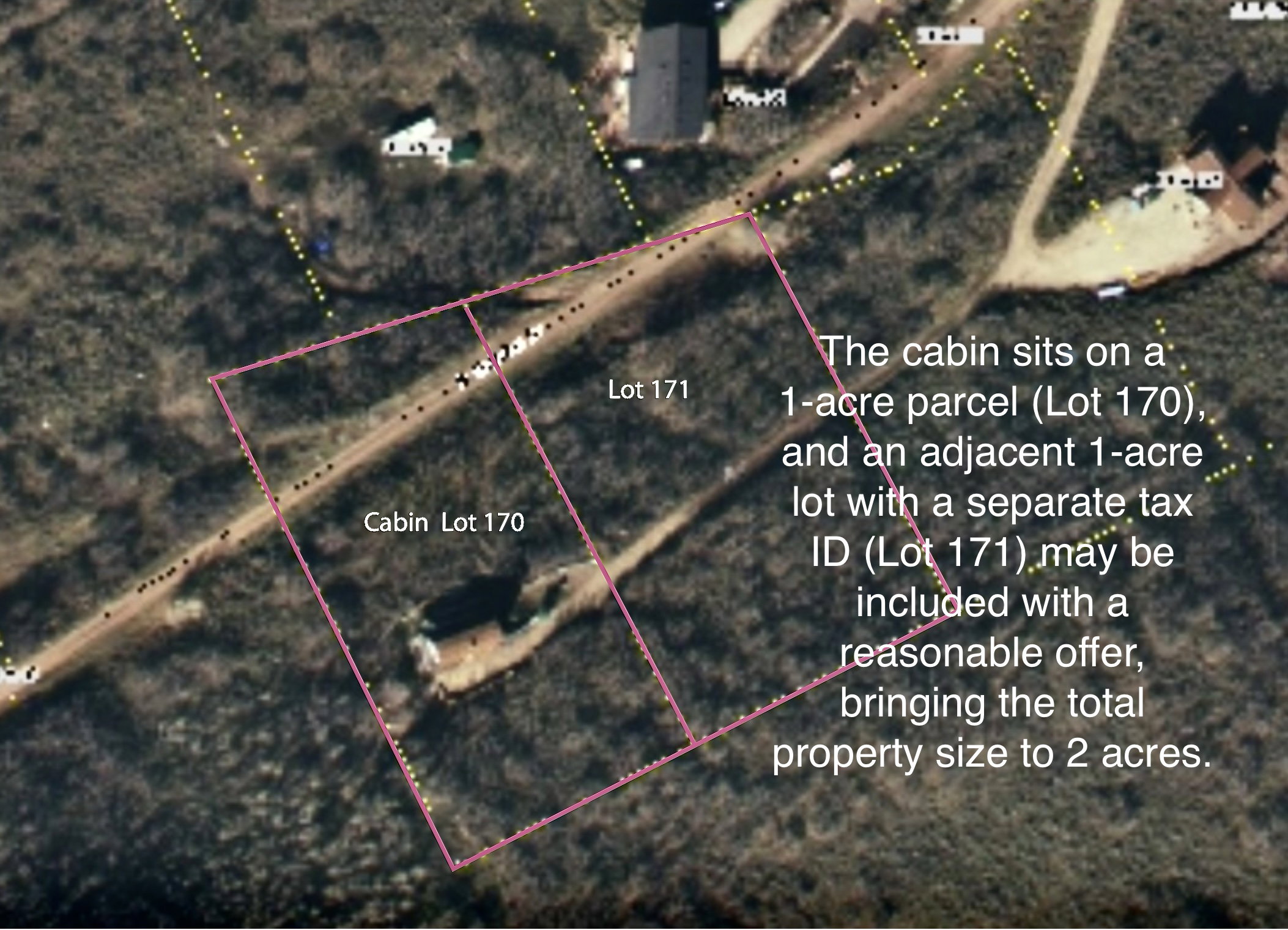 Property Plat Map. Illustrating lot boundaries and identifying specific parcels.
