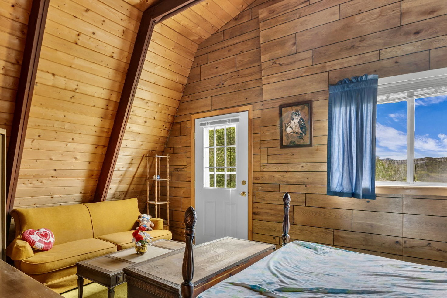 Great views from the top floor bedroom.