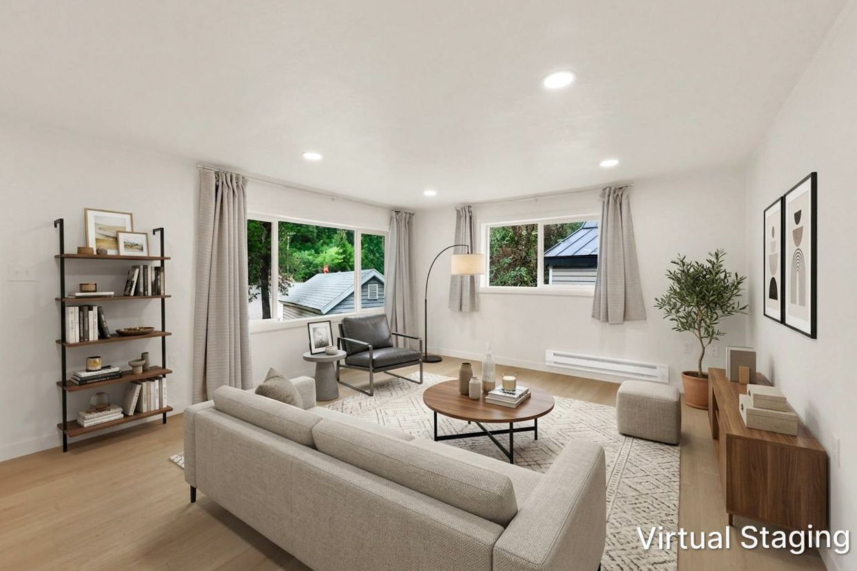 Virtually furnished.