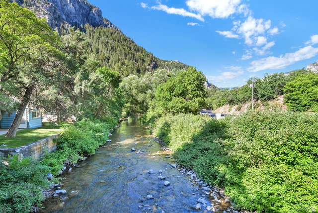 Ogden River is easily accessed from this property.