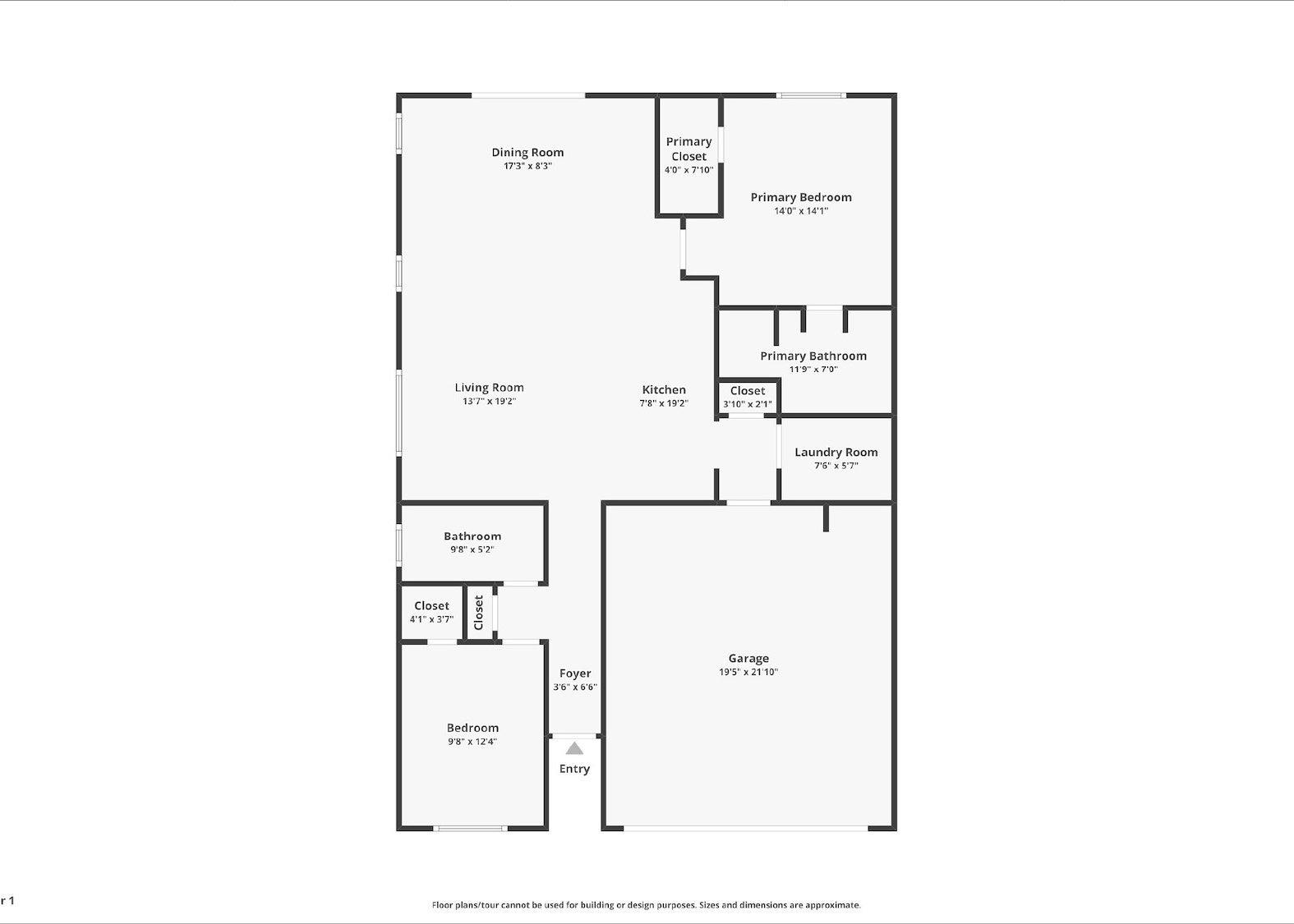 View of home floor plan
