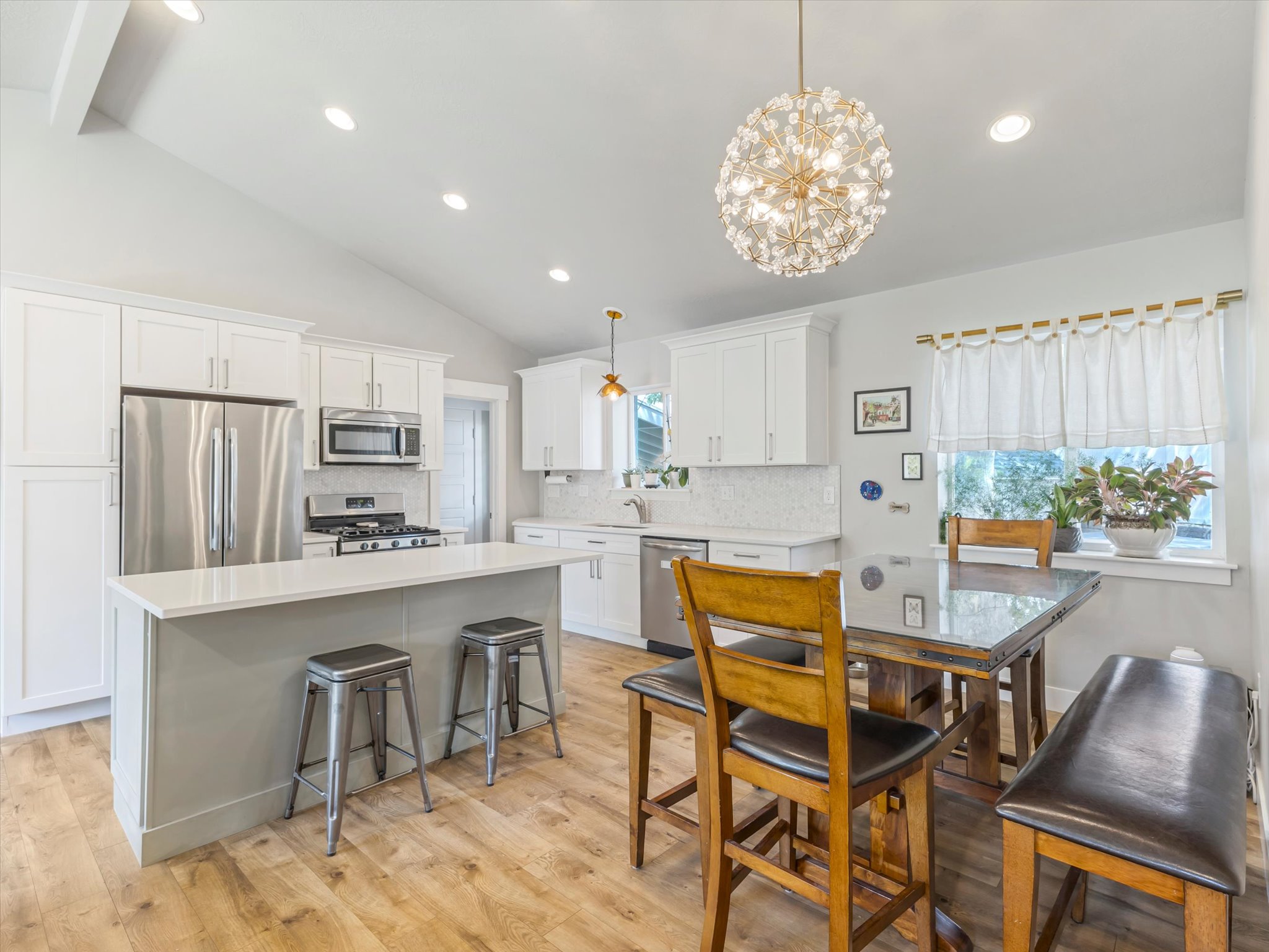 Beautifully remodeled Kitchen with stainless appliances