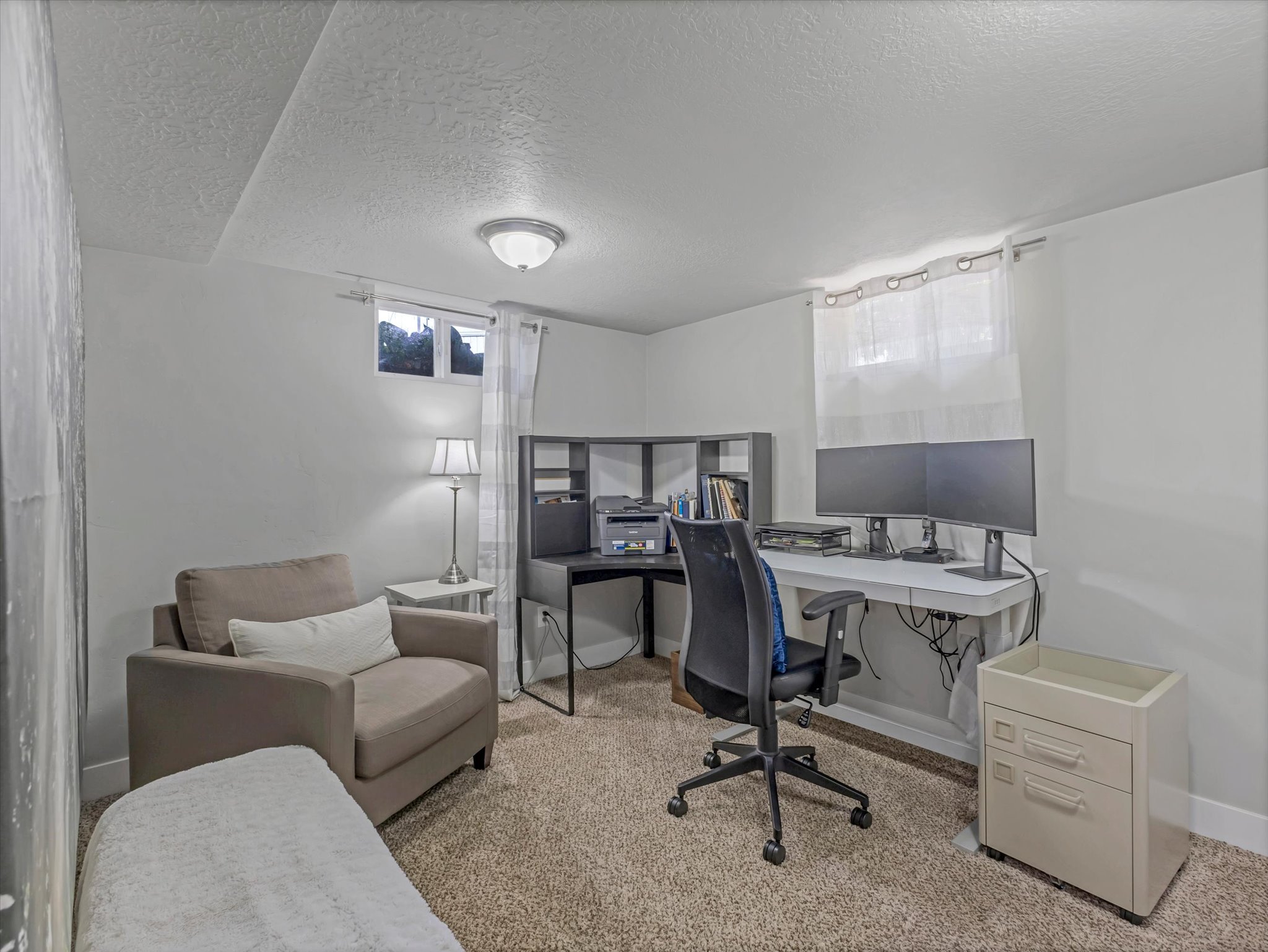 Bedroom 4 serving beautifully as a home office