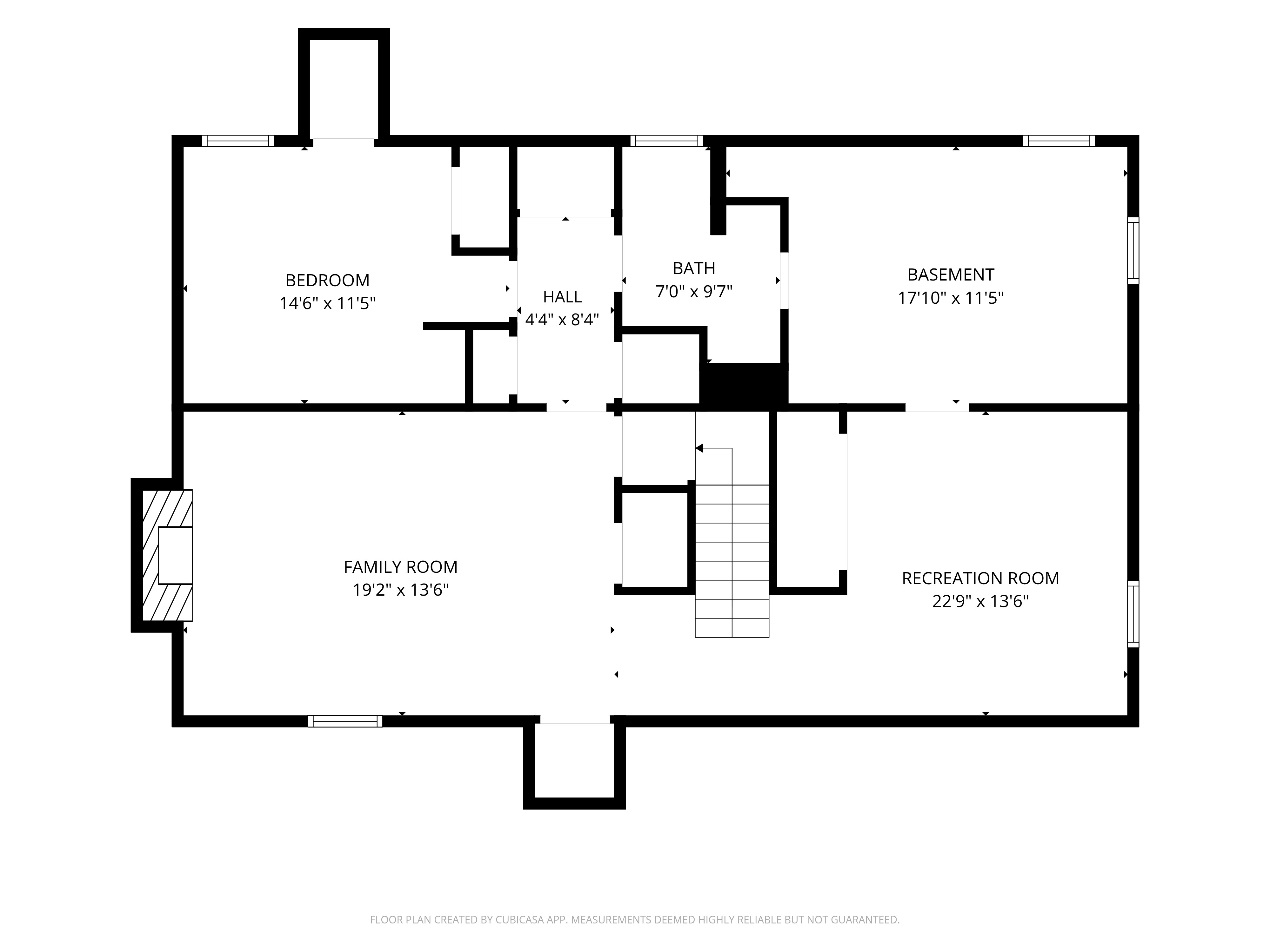 Basement with Dimensions