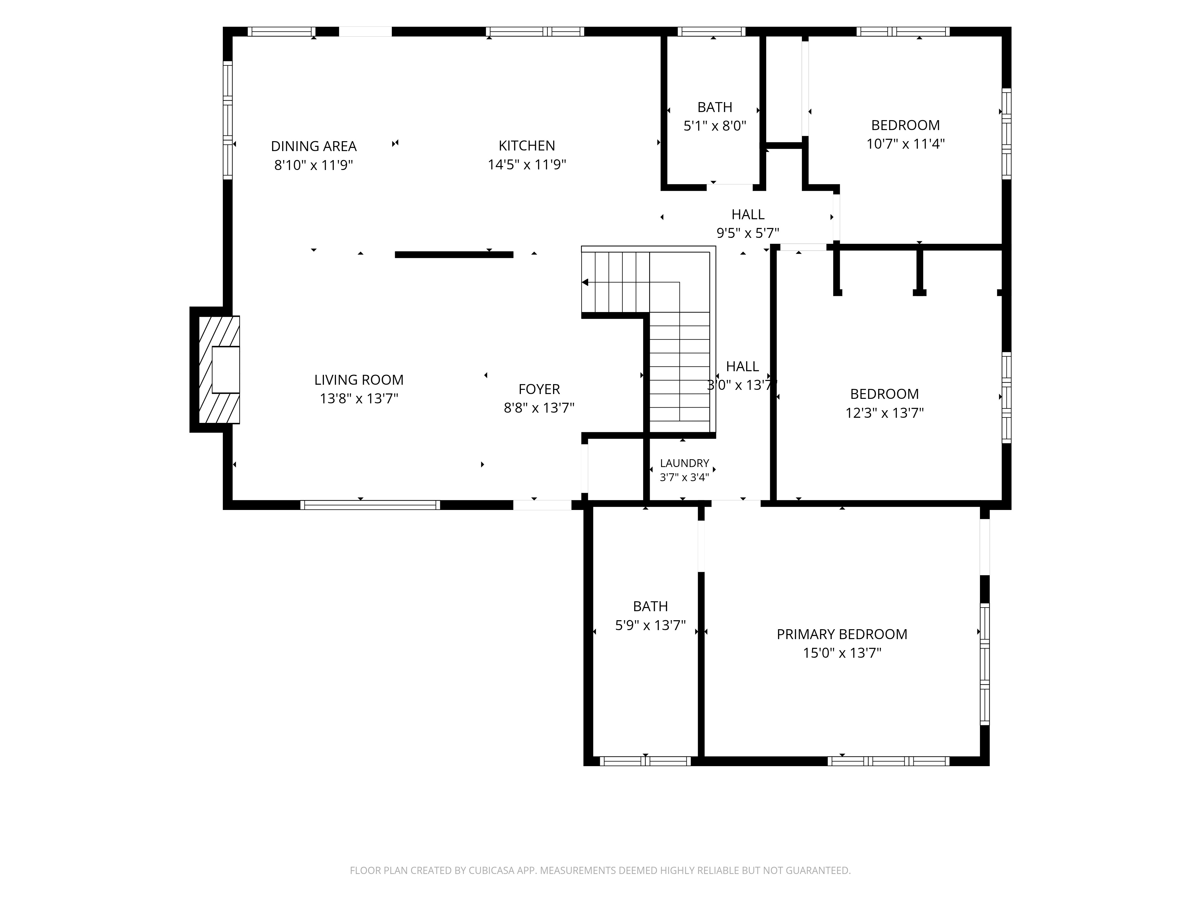 Main Floor with Dimensions