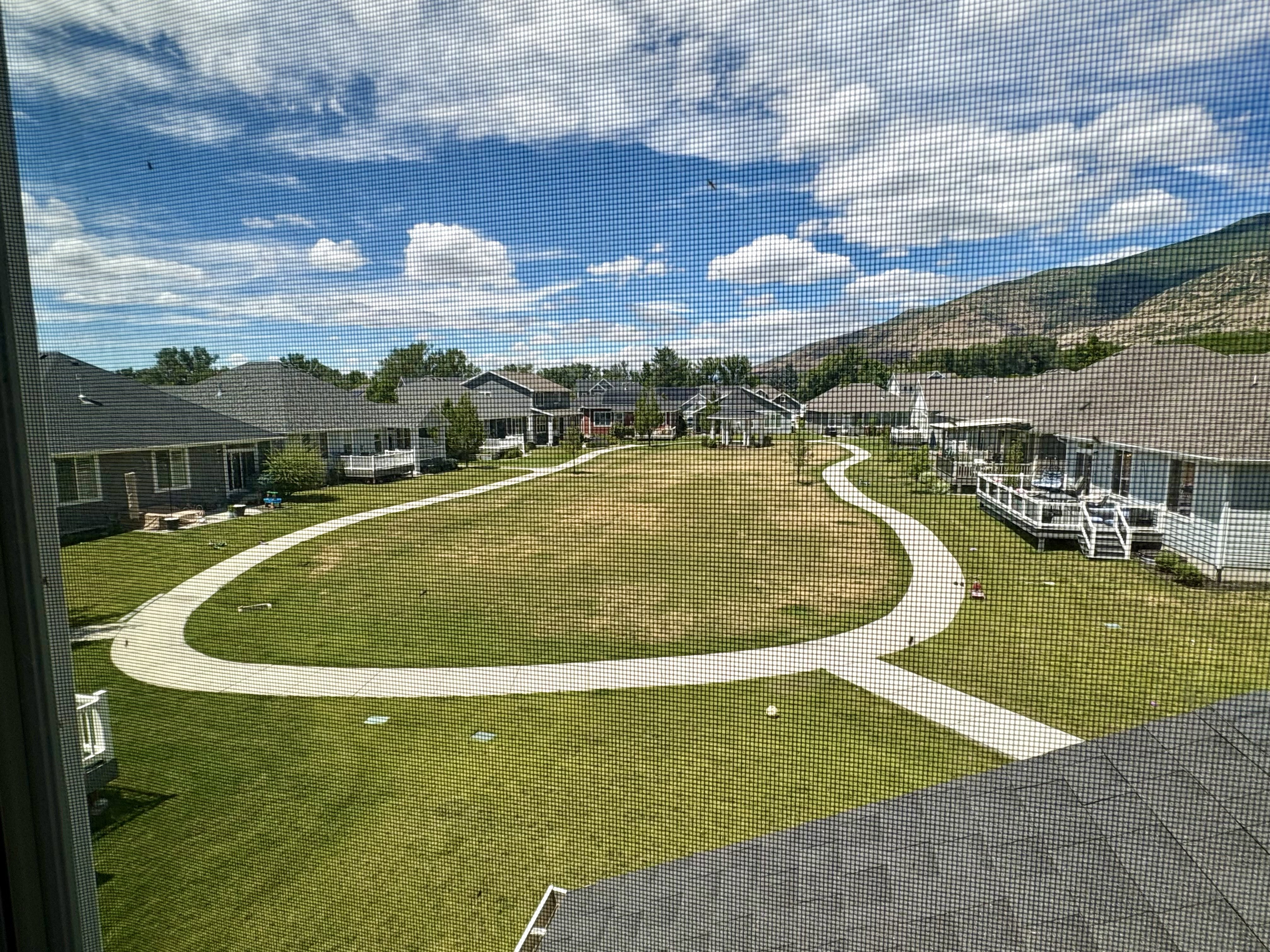View from upstairs back windows