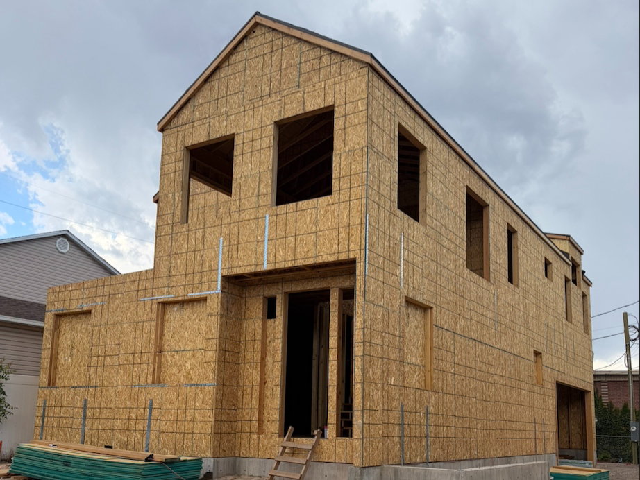 Exterior materials can be selected by buyer. Basement exterior entrance on North side.