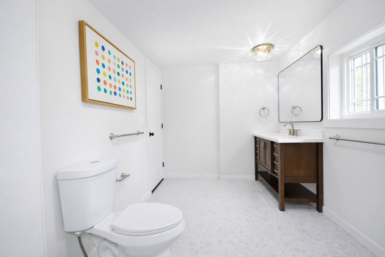Updated bathroom for primary bedroom 2.