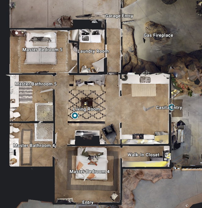 Floor Plan. Illustrating the property's layout with designated rooms and entry points