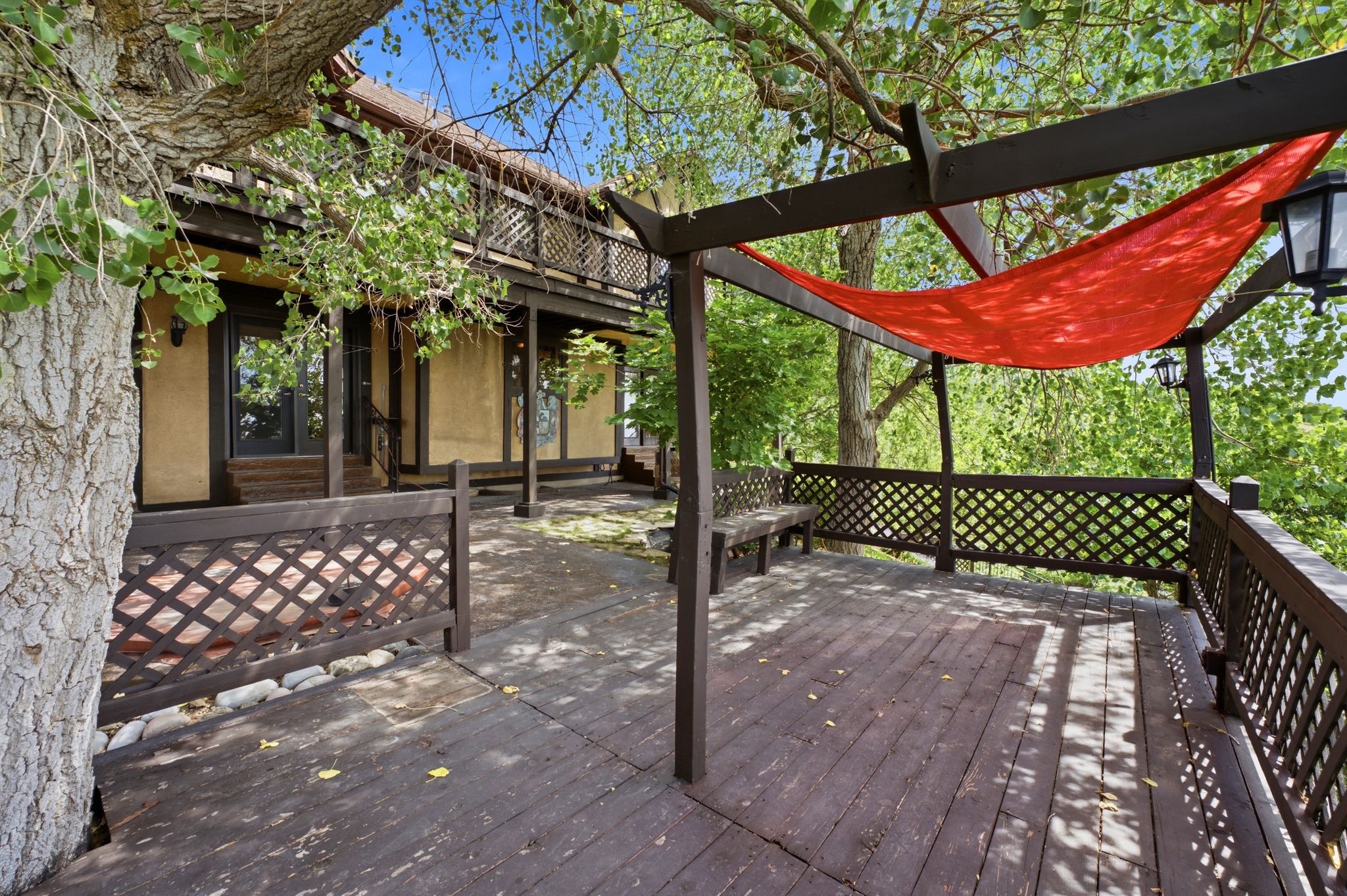Back patio/deck