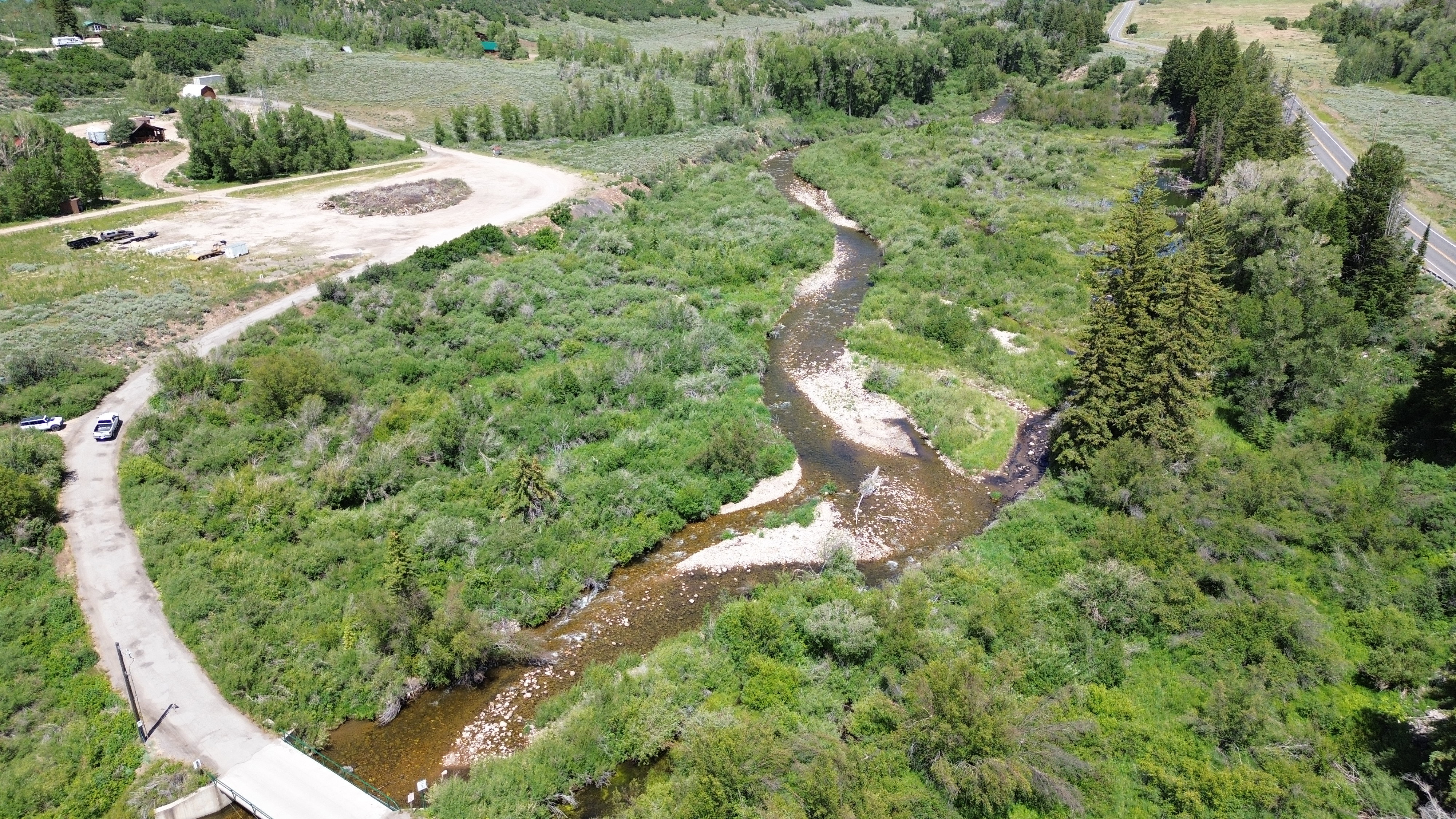 Weber River within Aspen Acres
