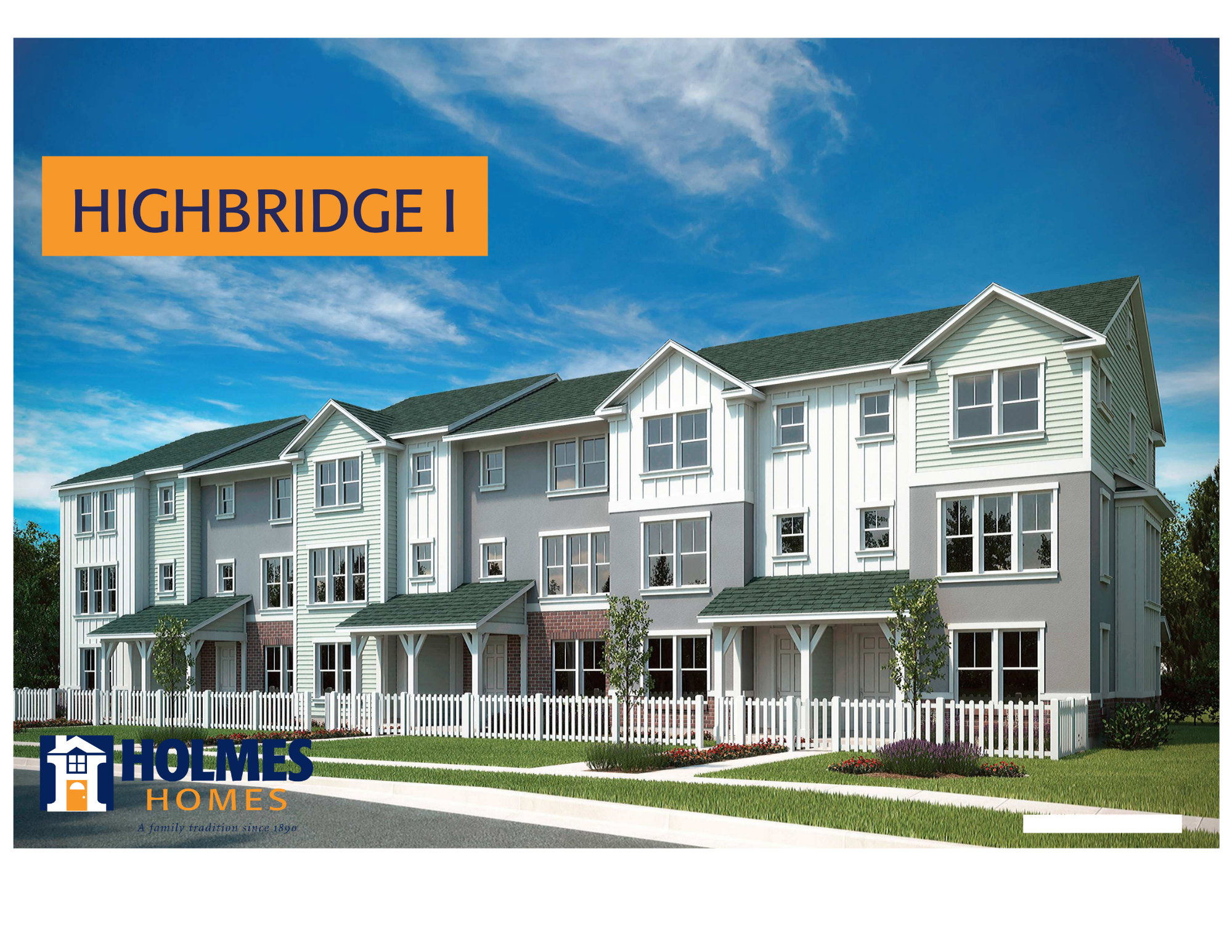 Modern townhome row featuring multi-level facades with varying siding textures