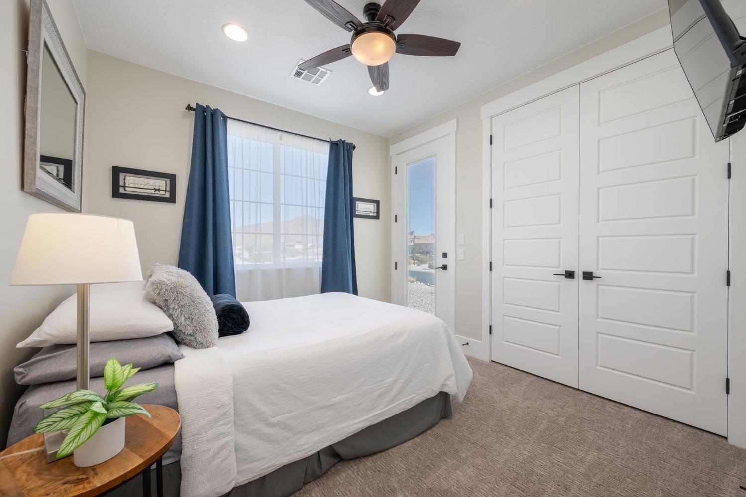 Room featuring carpet flooring and white trimwork