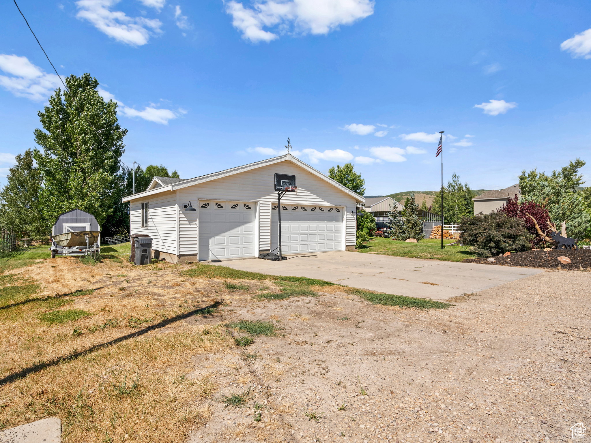 Plenty of space with a three car garage and RV space.