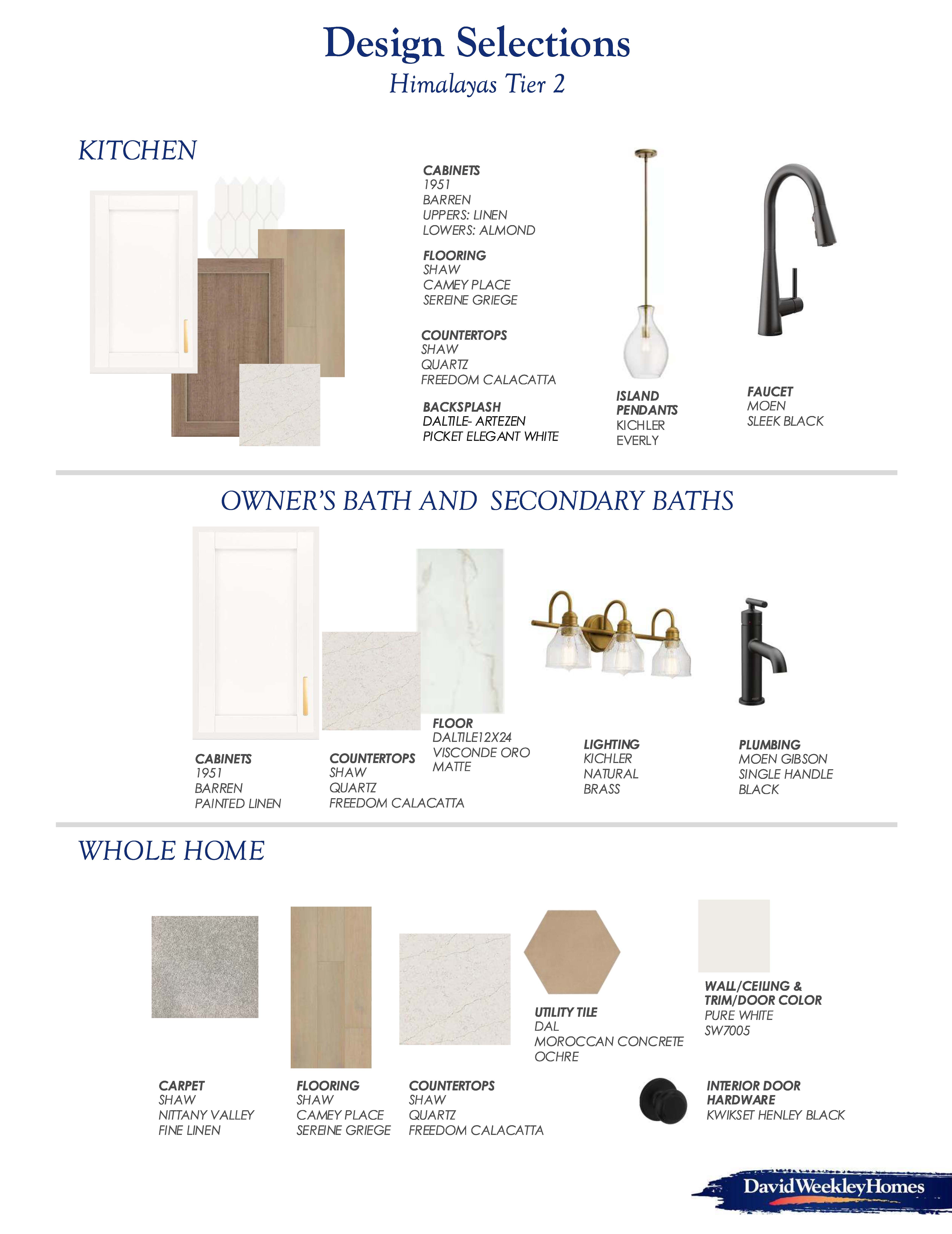 Design Selections.