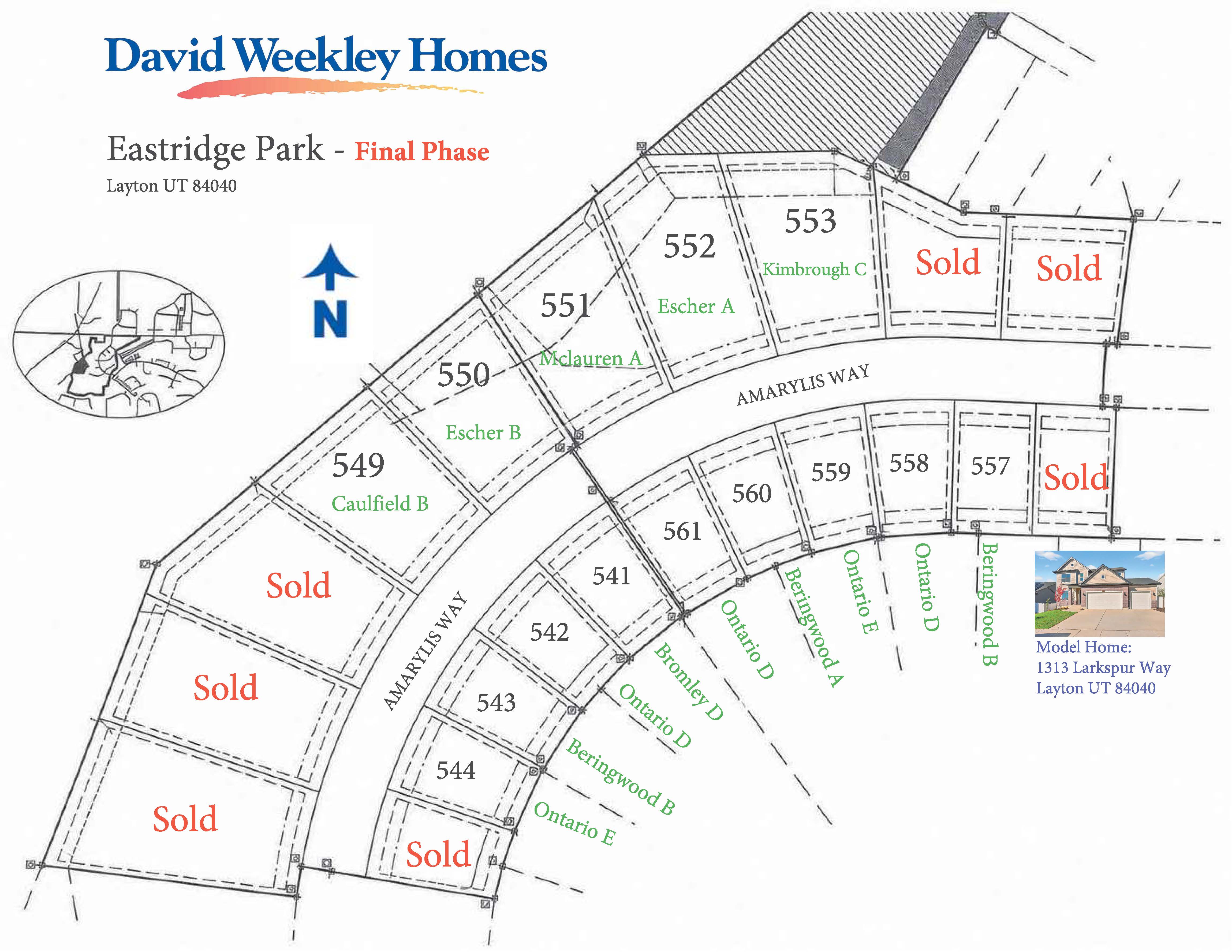 Final Phase. Only 5 view Homesites Remain
