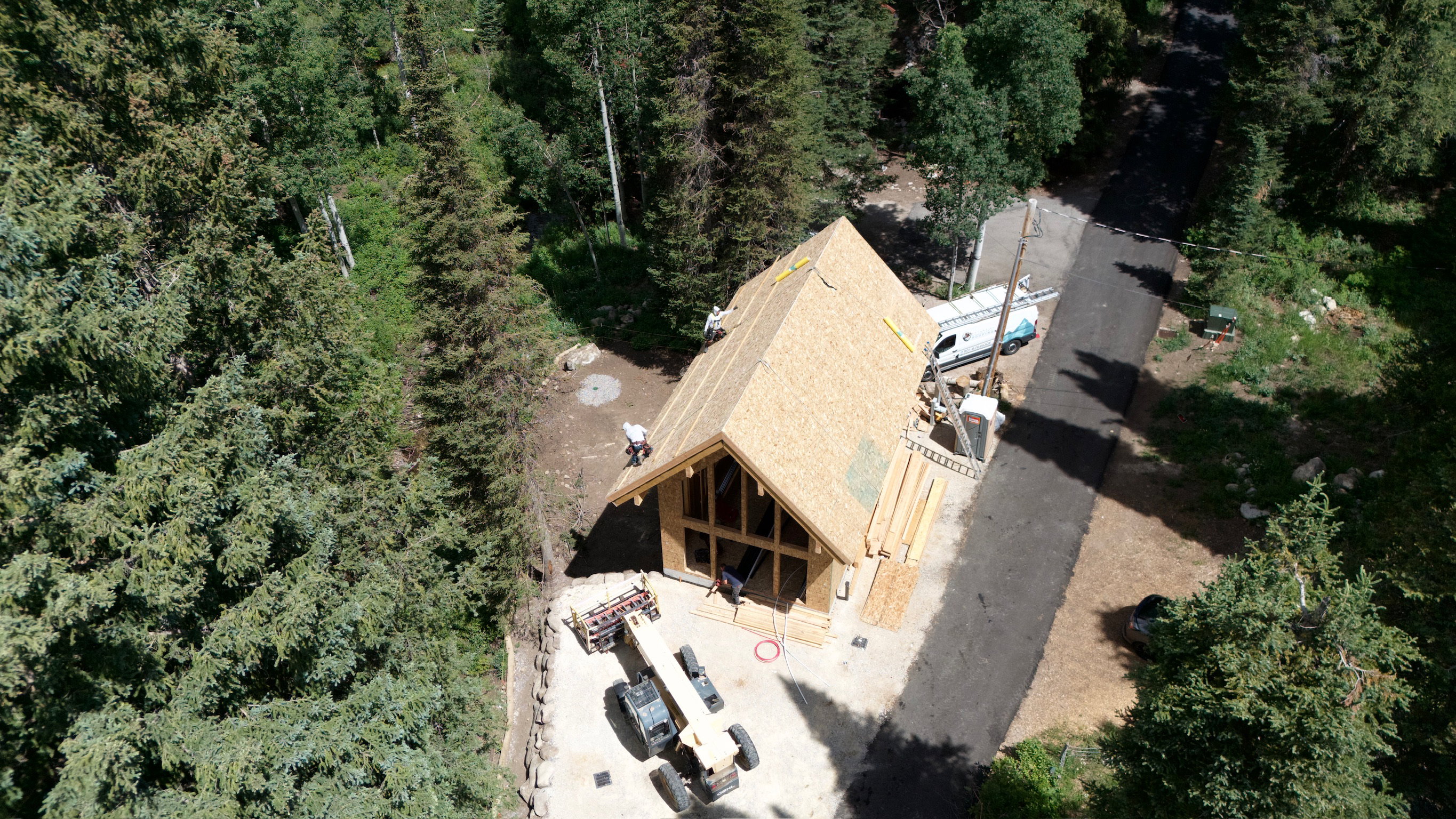 Private mountain seeing surrounded by mature trees just minutes from year-round outdoor recreation.