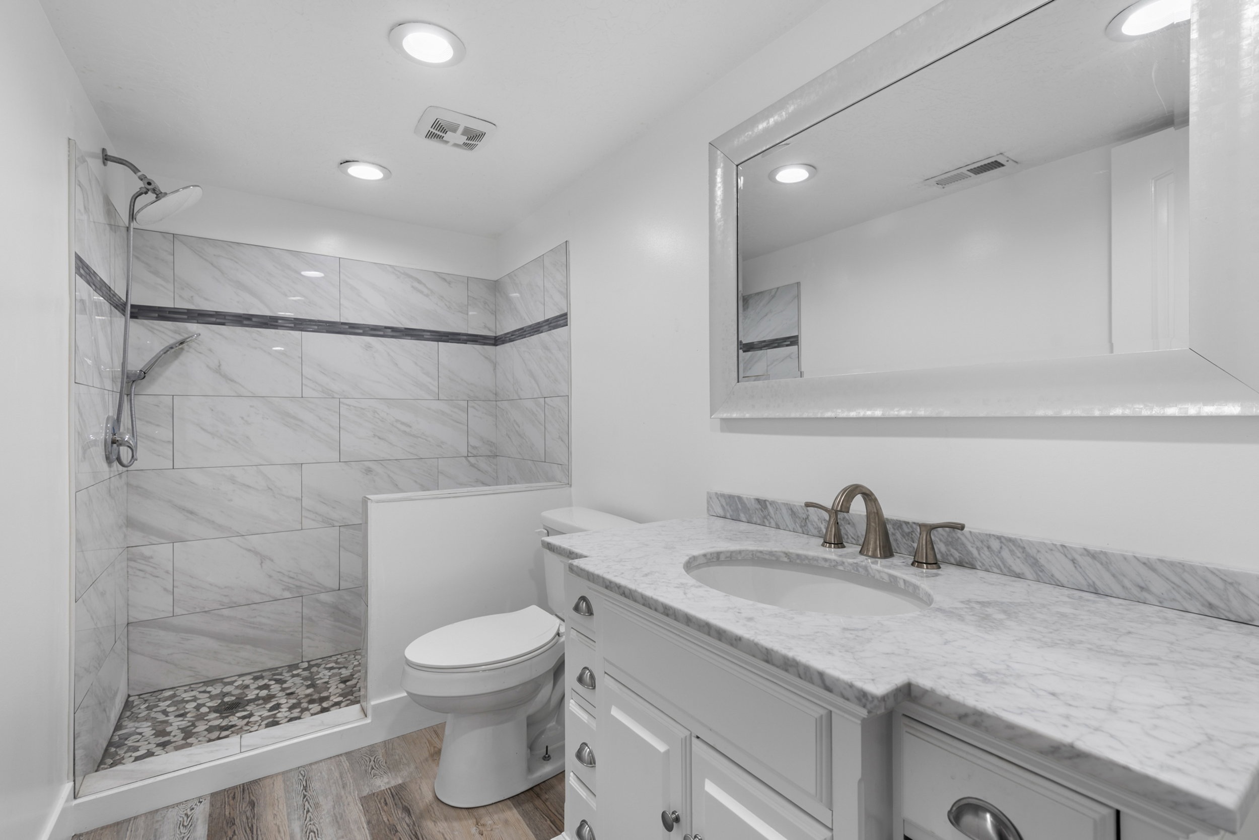 Basement bathroom
