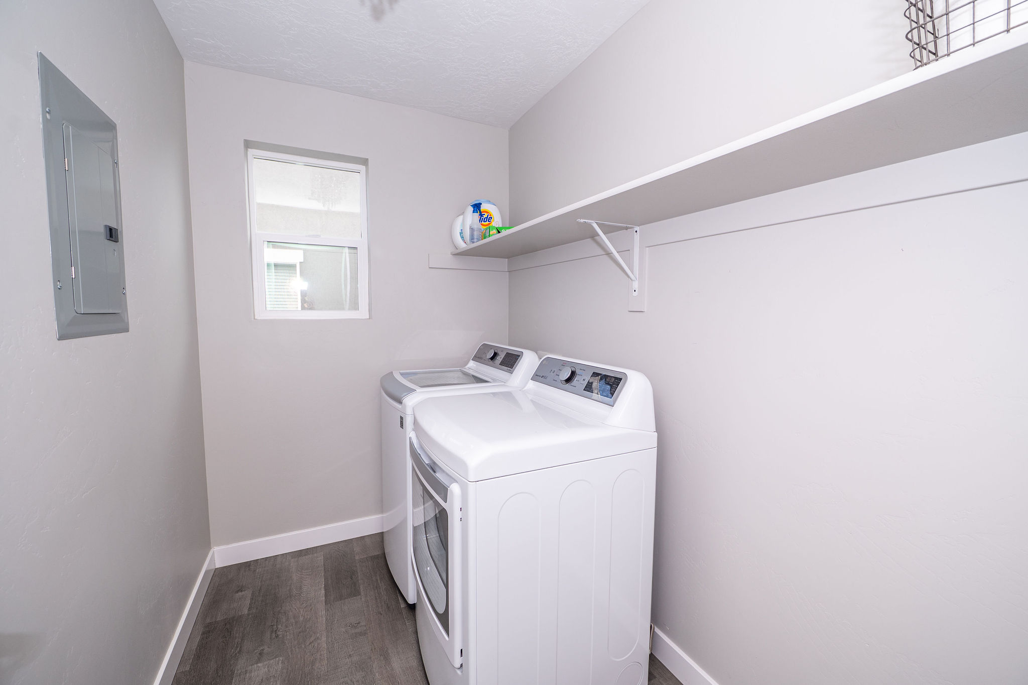 Laundry room upstairs by all bedrooms