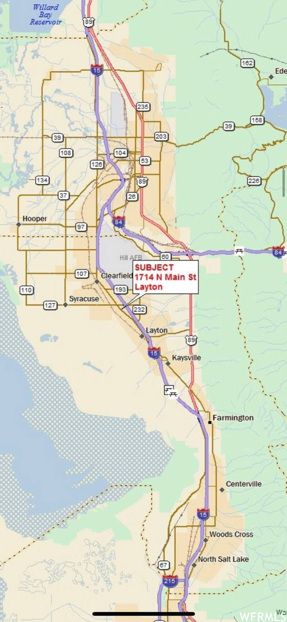 Location Map. Displaying the geographic context of the property within its local area