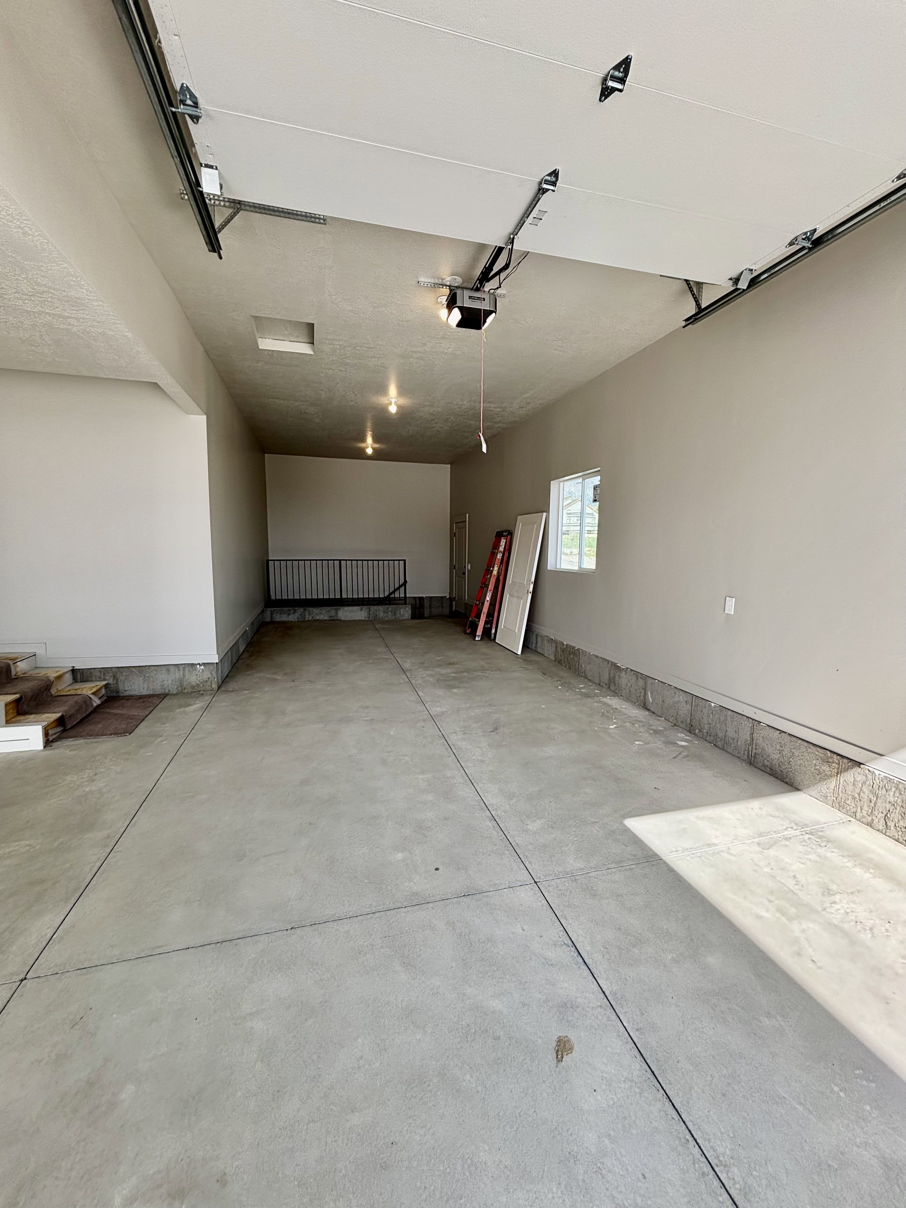 Large 3rd car garage, double deep and fully finished walls/ceiling
