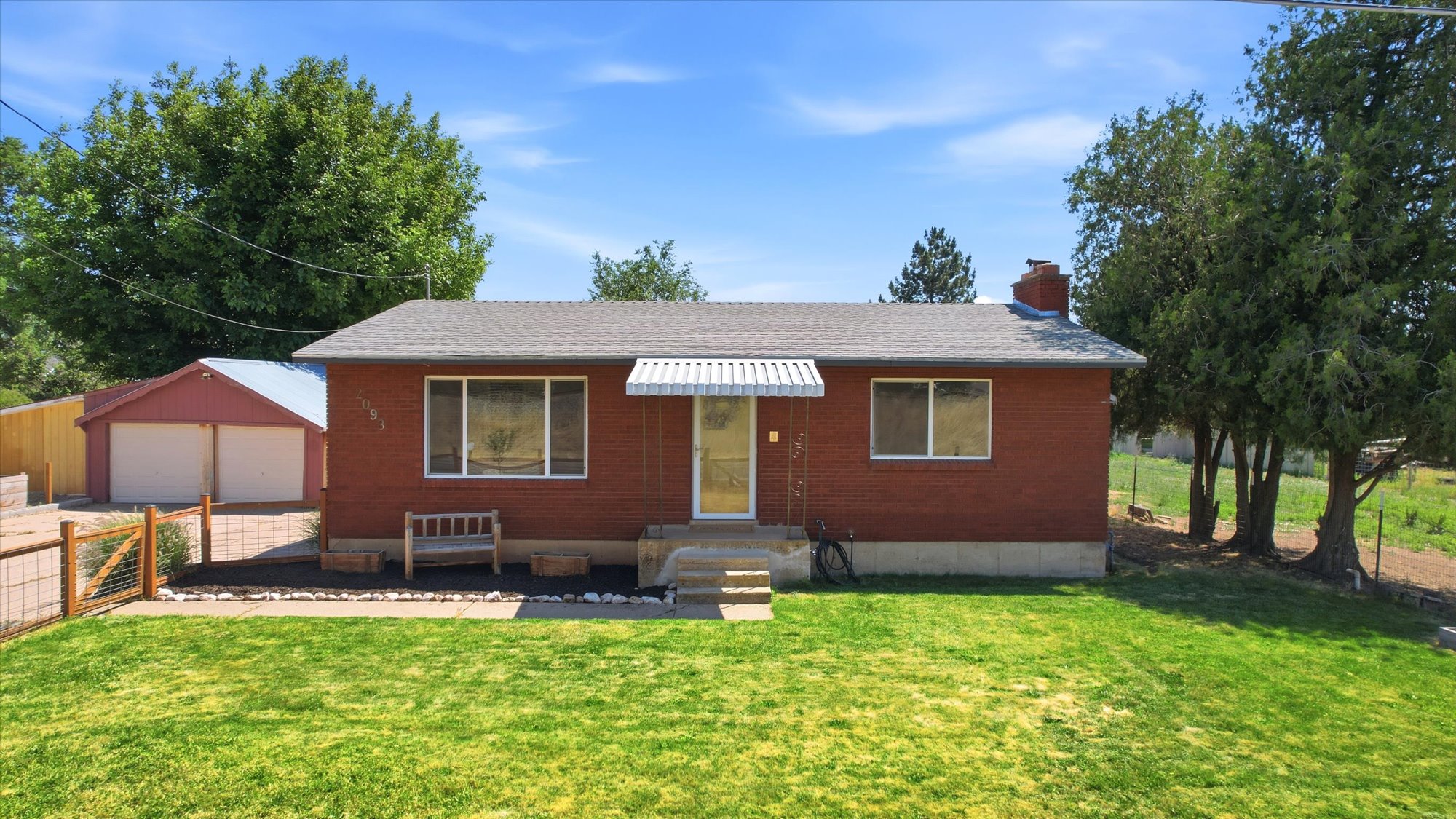Red brick exterior
