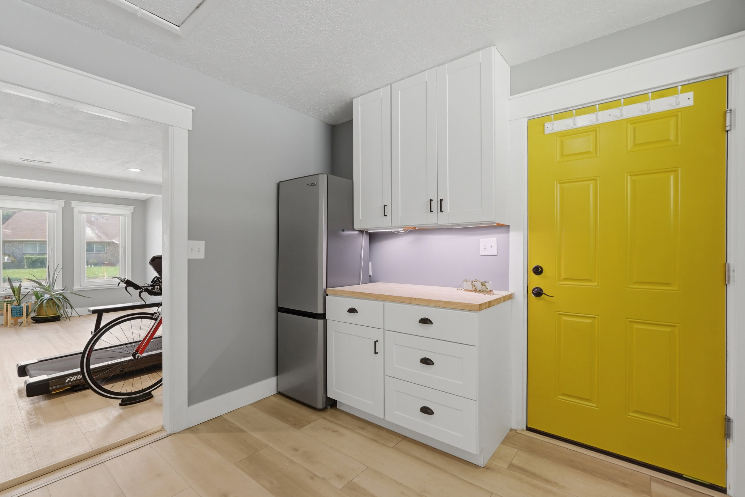 Garage entry/ Gym Entry/ Laundry area