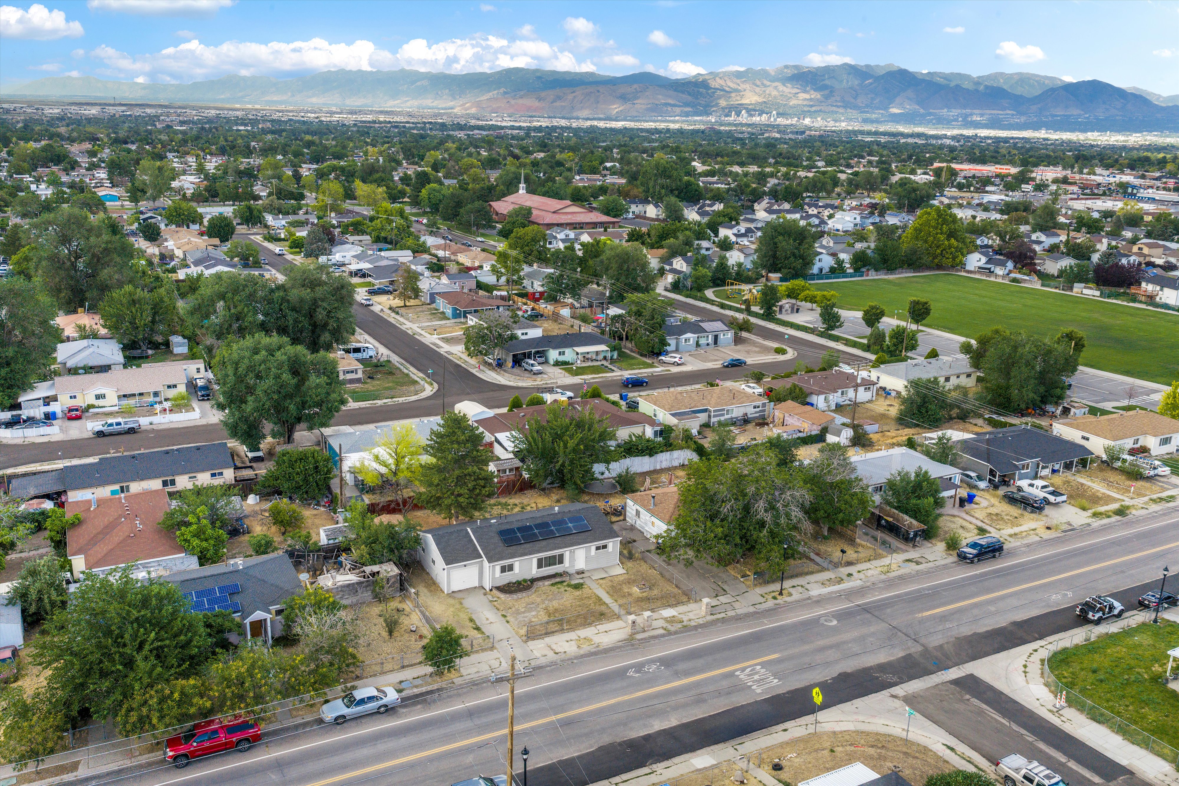 Aerial view, Salt Lake City