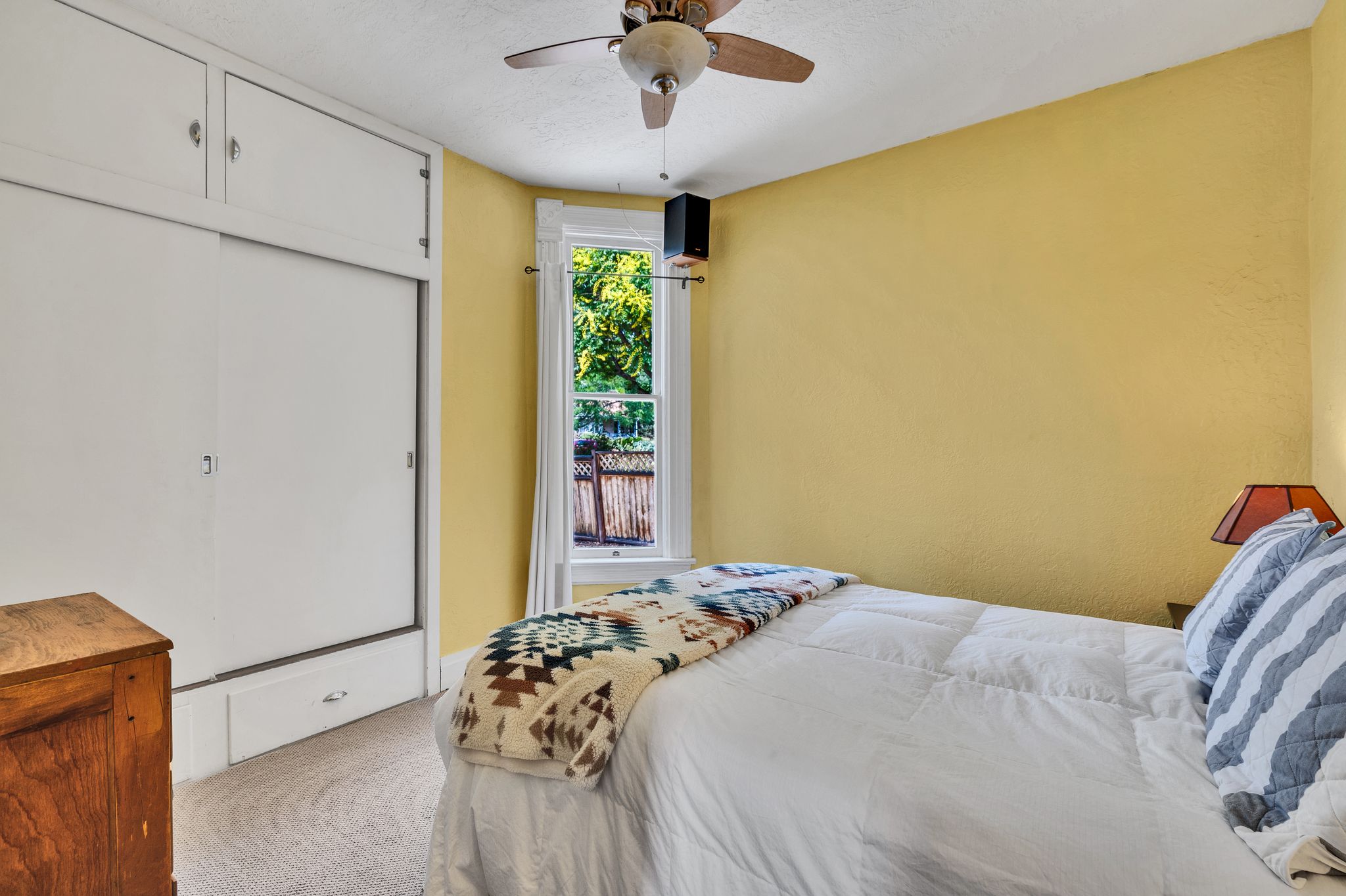 Primary Bedroom w/built-in close  and upper storage