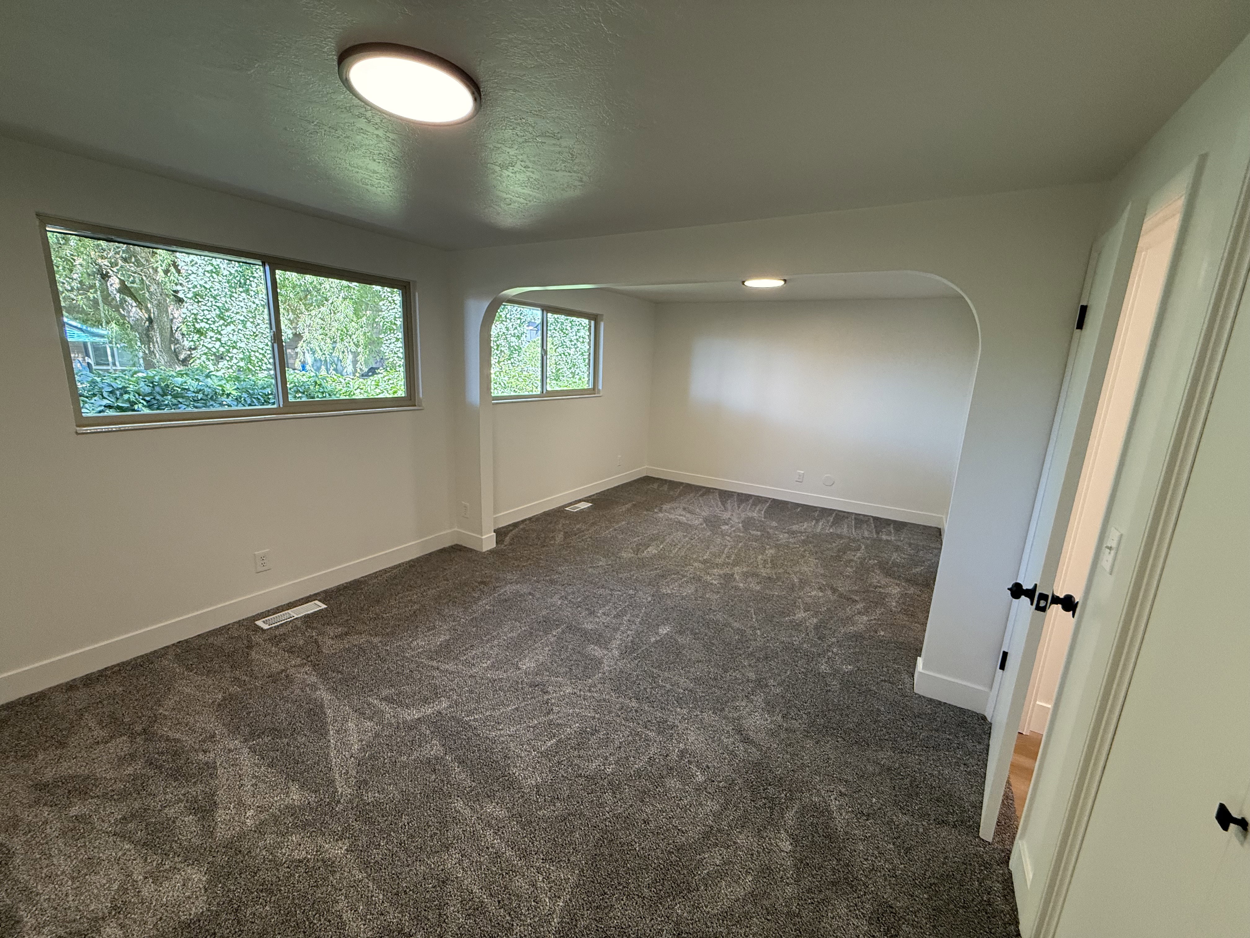 Huge master suite with walk in closet!