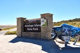 Antelope island 15 mins away