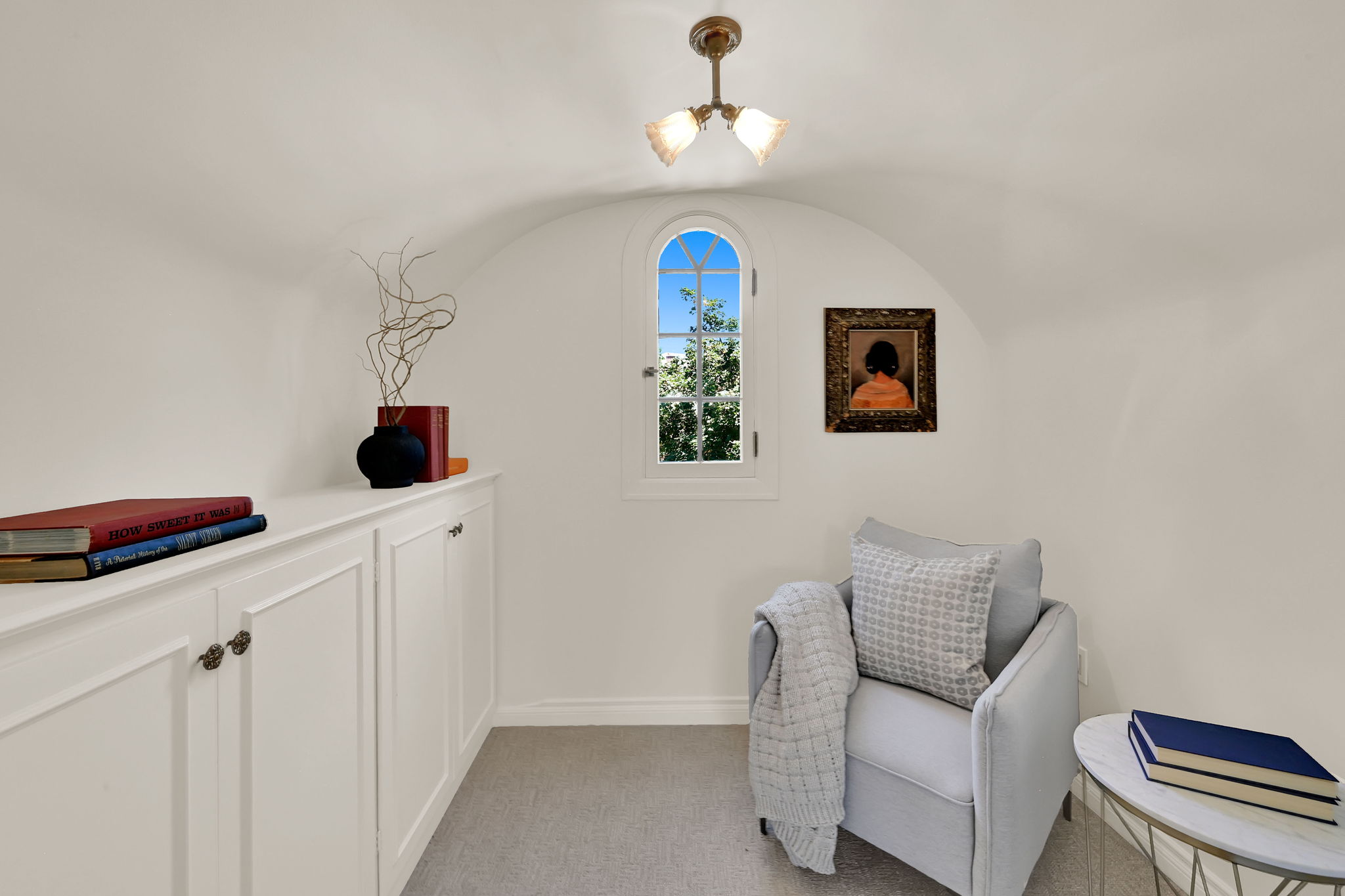 Upstairs reading nook