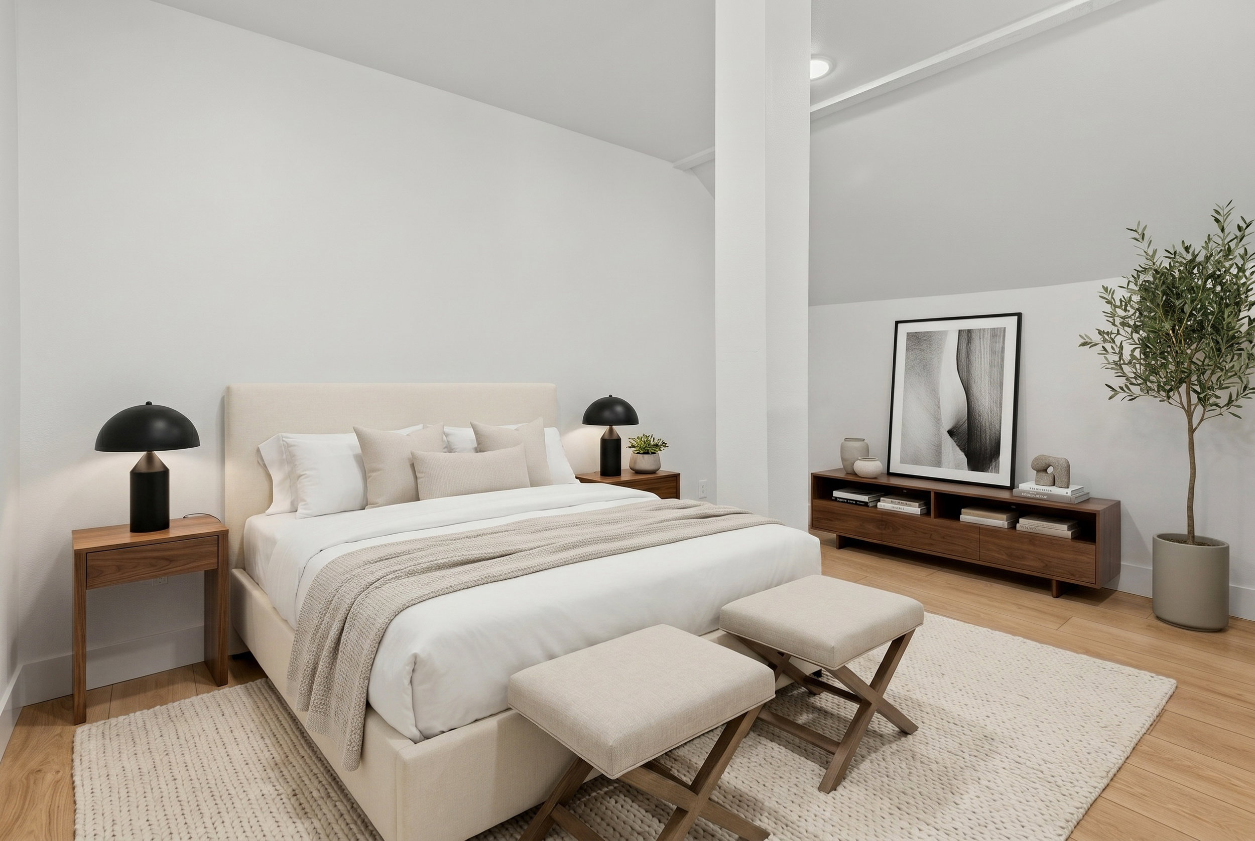Loft - virtually staged