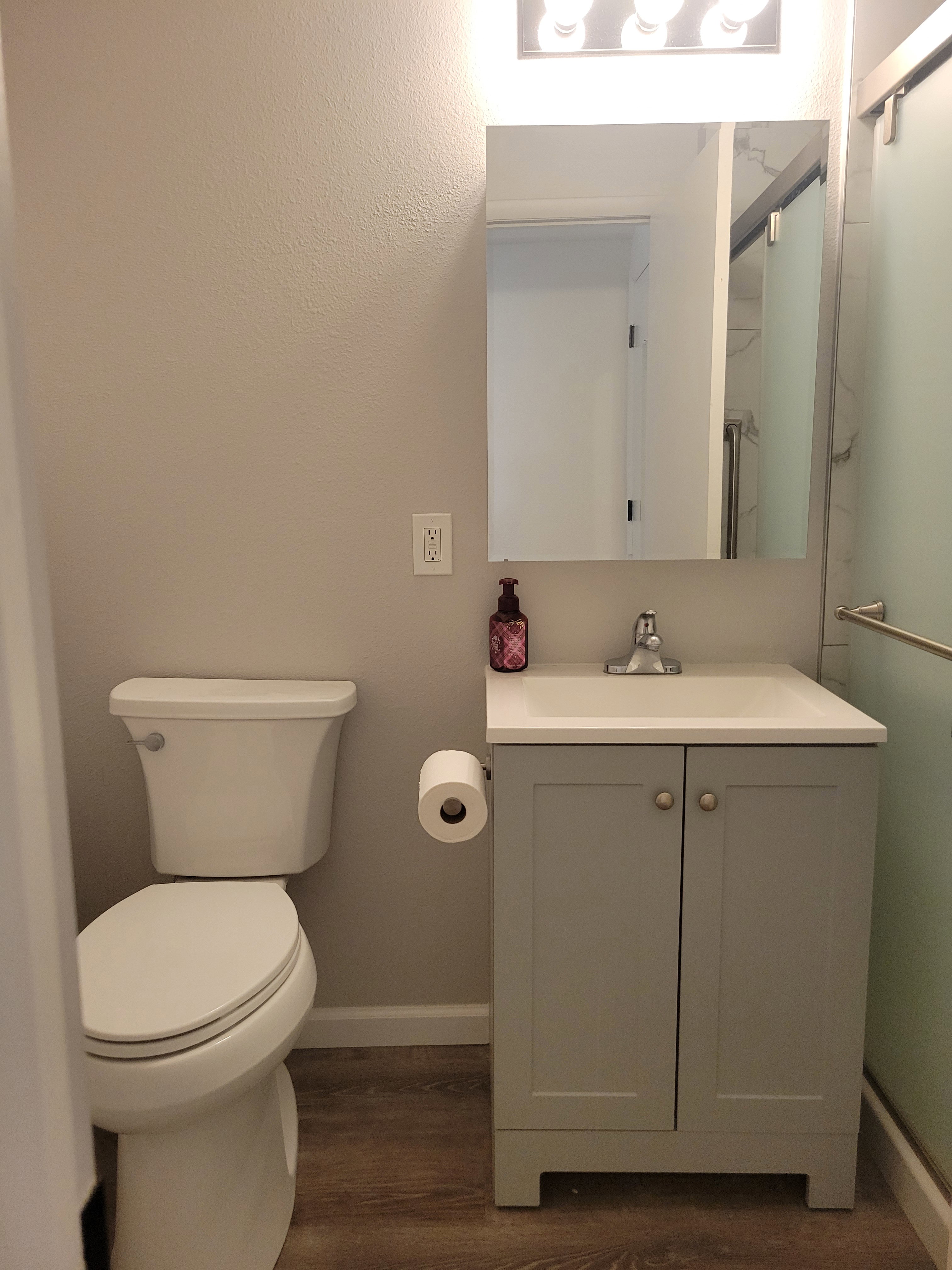 Updated bathroom