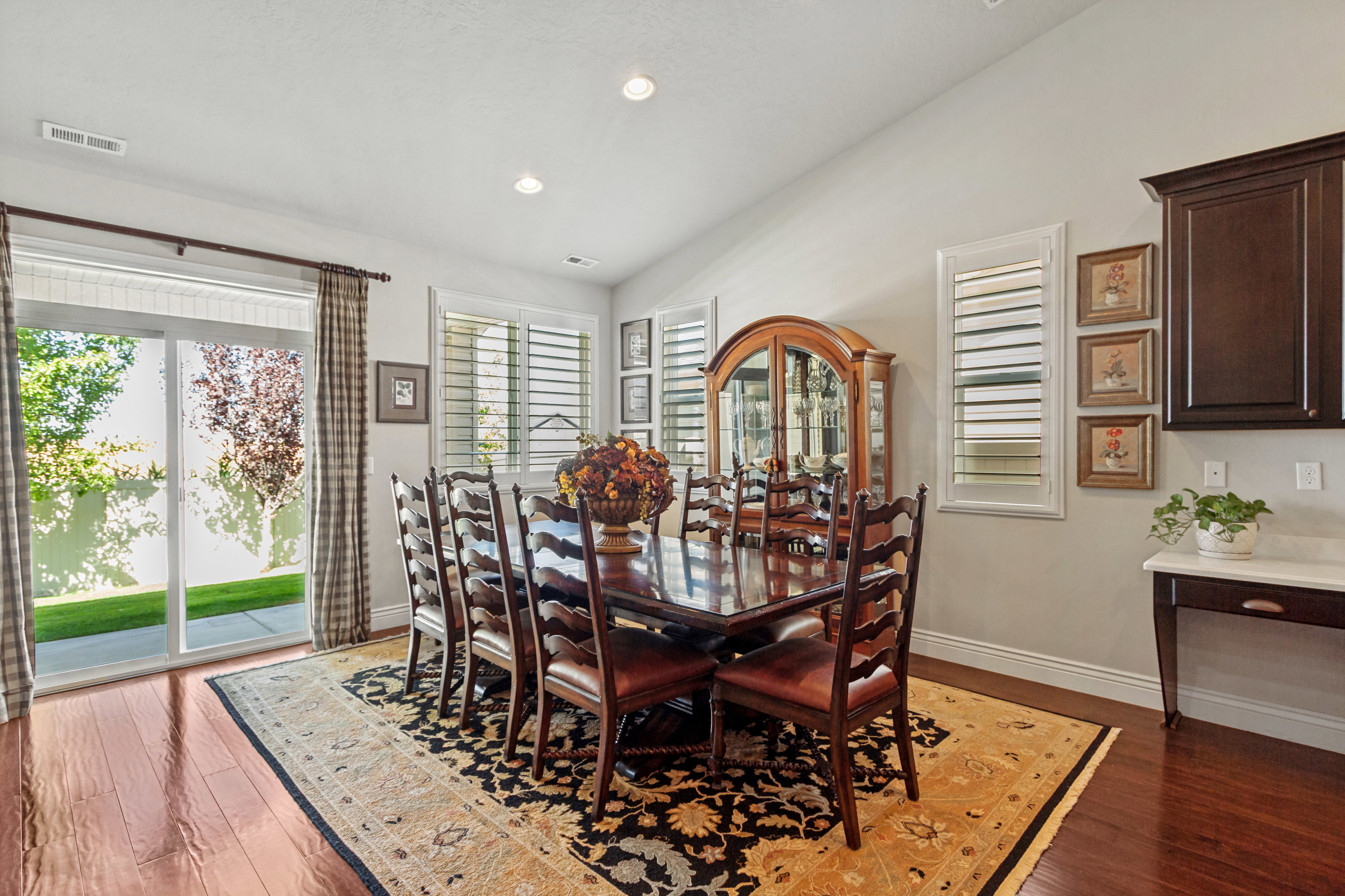 Large dining area