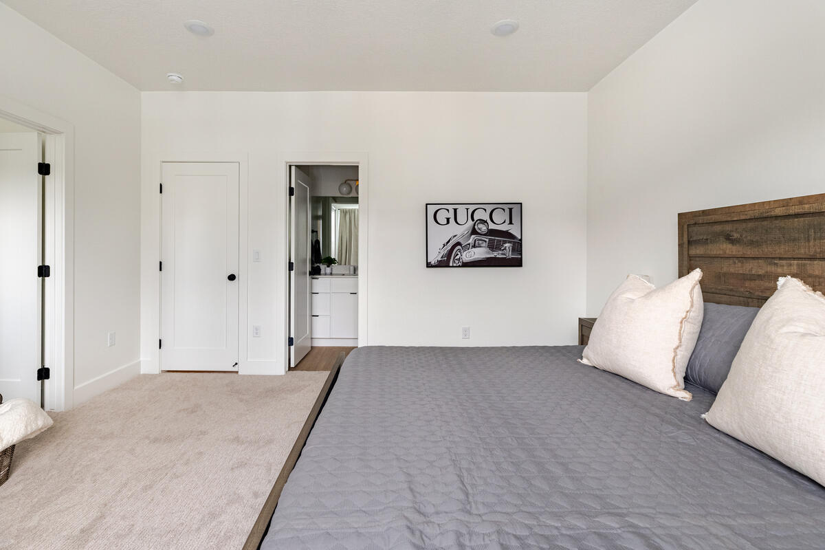 View from other side of the primary with view of the ensuite.