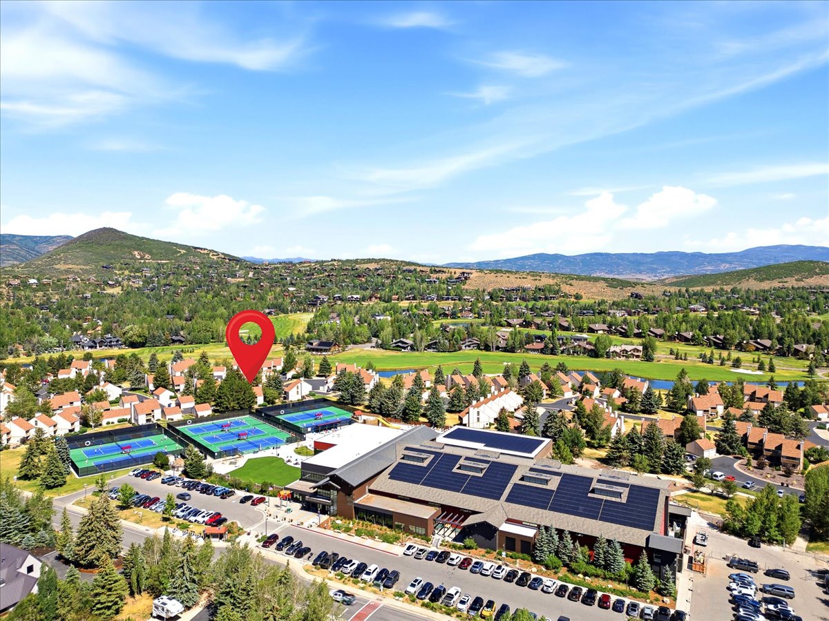 Steps from the Park City MARC facility featuring world-class tennis, pickleball, pools, trails, and golf.