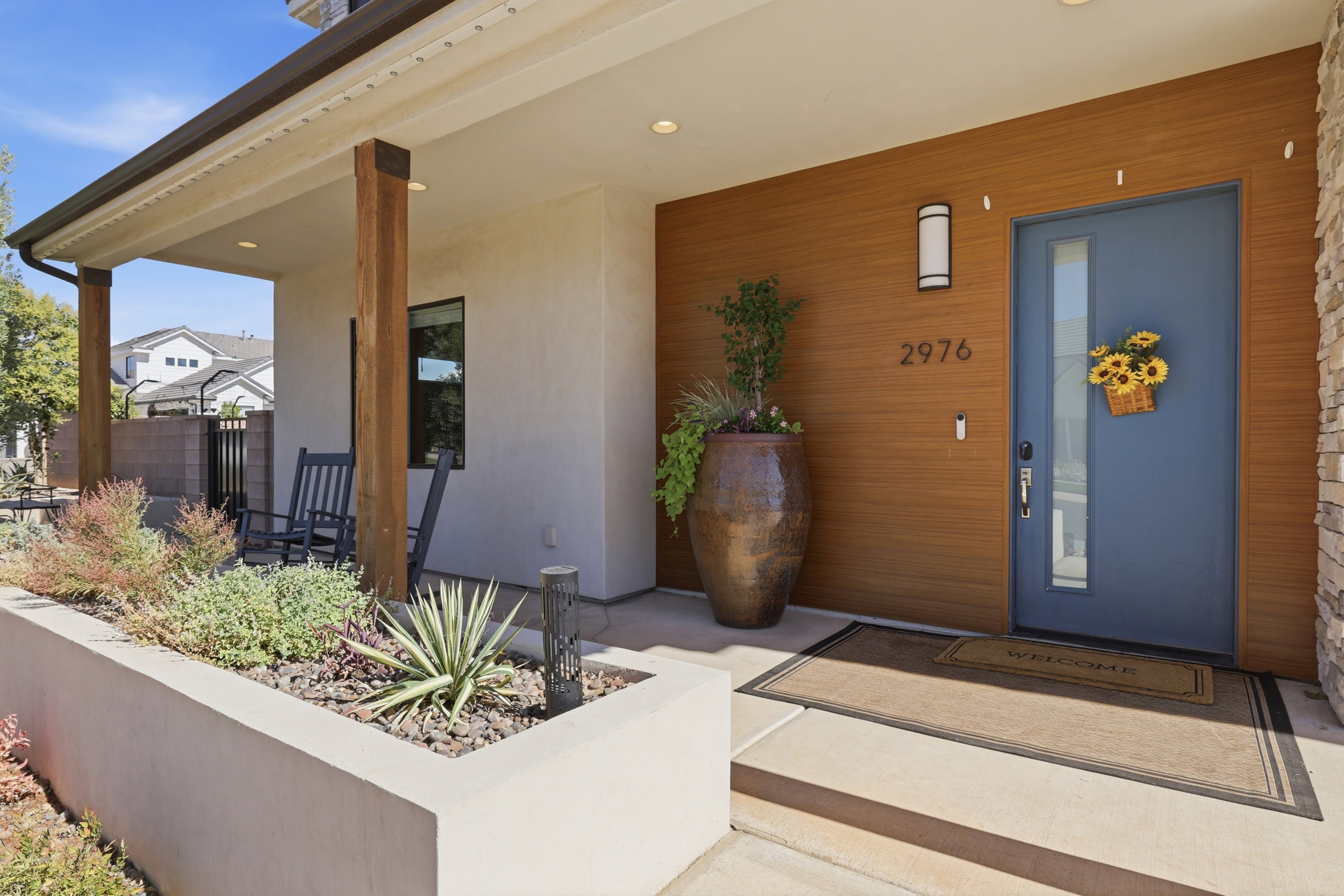 Exterior entry