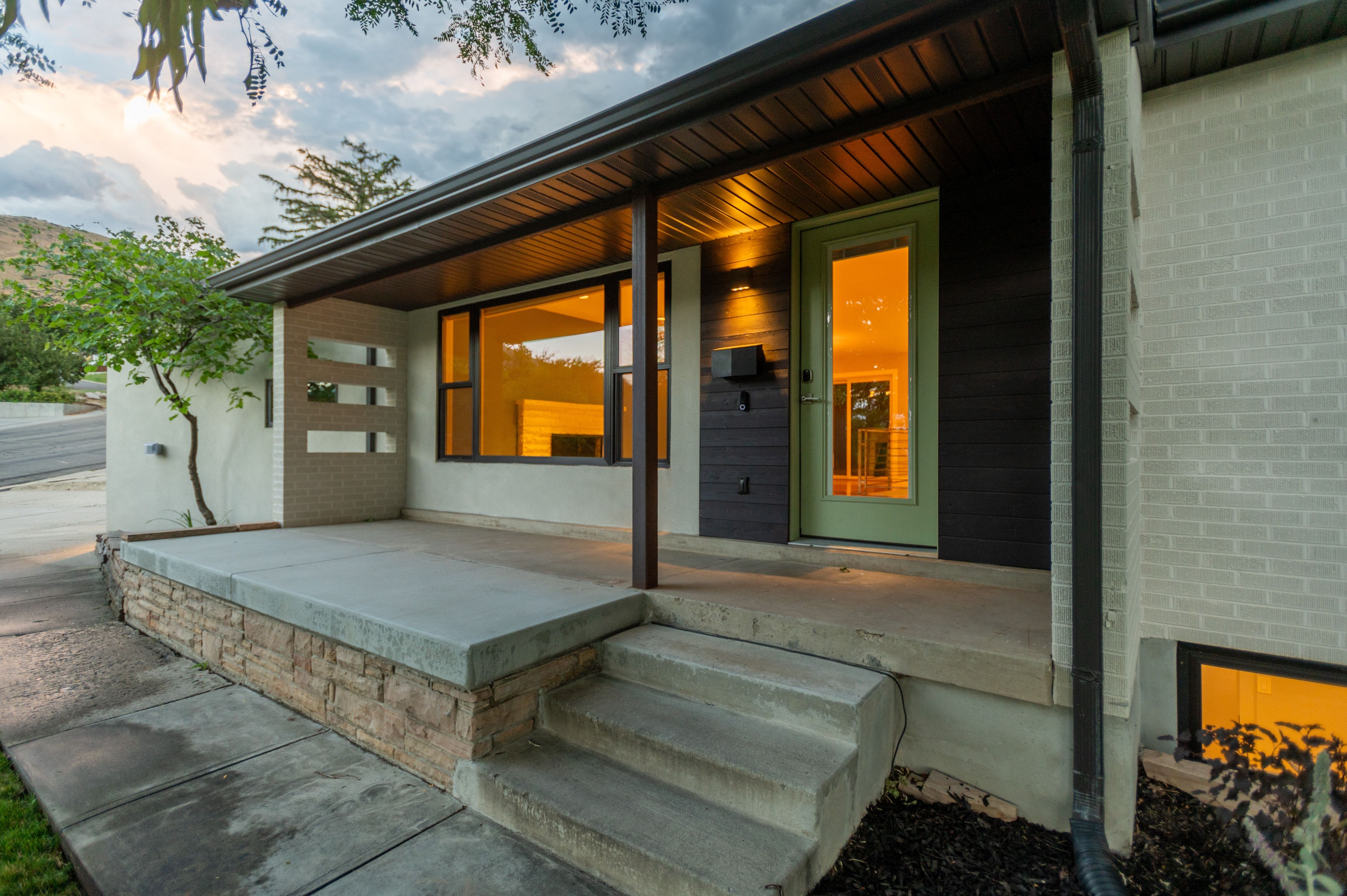 Exterior entry