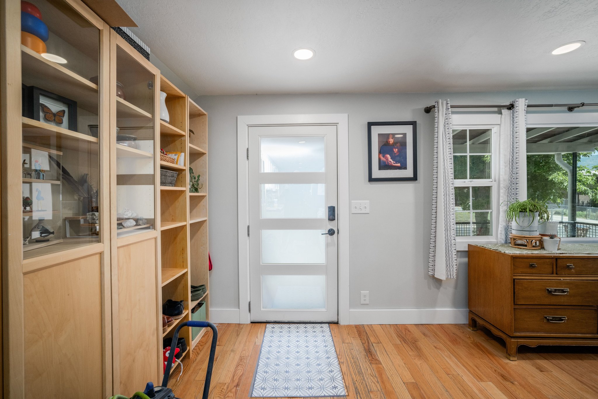Interior entry