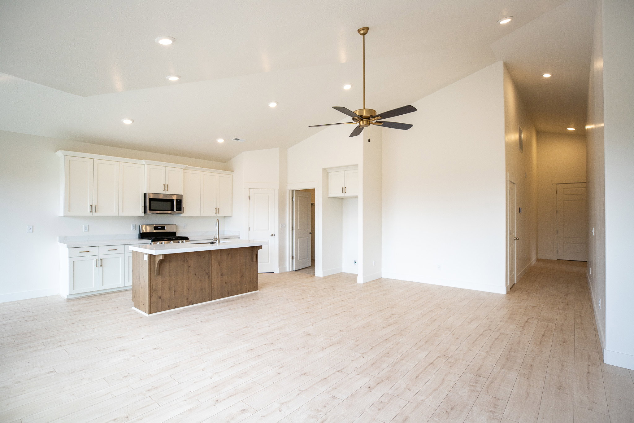 Kitchen, Great Room, and Entry