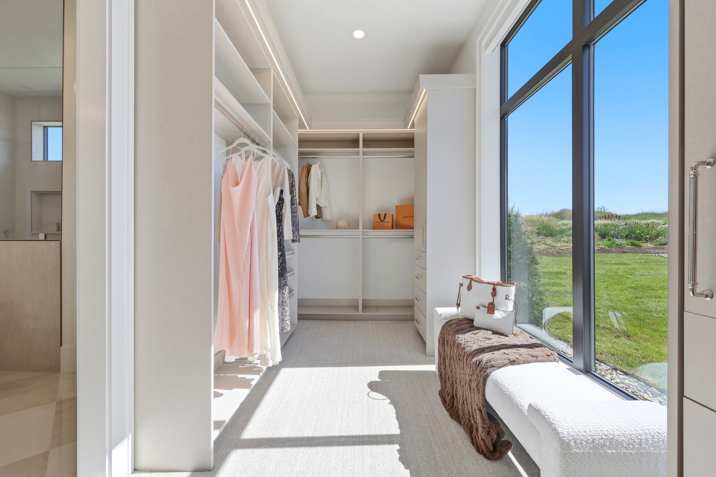 Primary closet