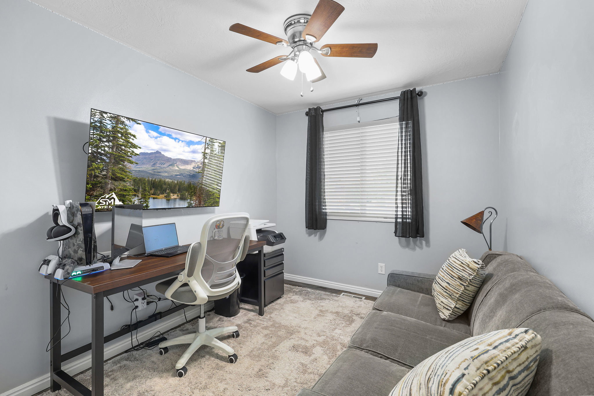 3rd main floor bedroom (currently used as office)