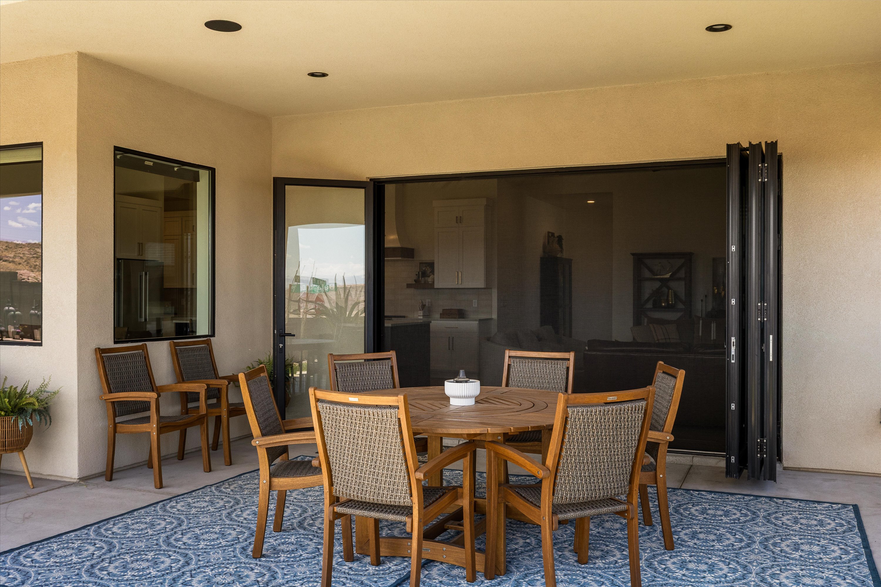 Bifolding Door has Large Screen