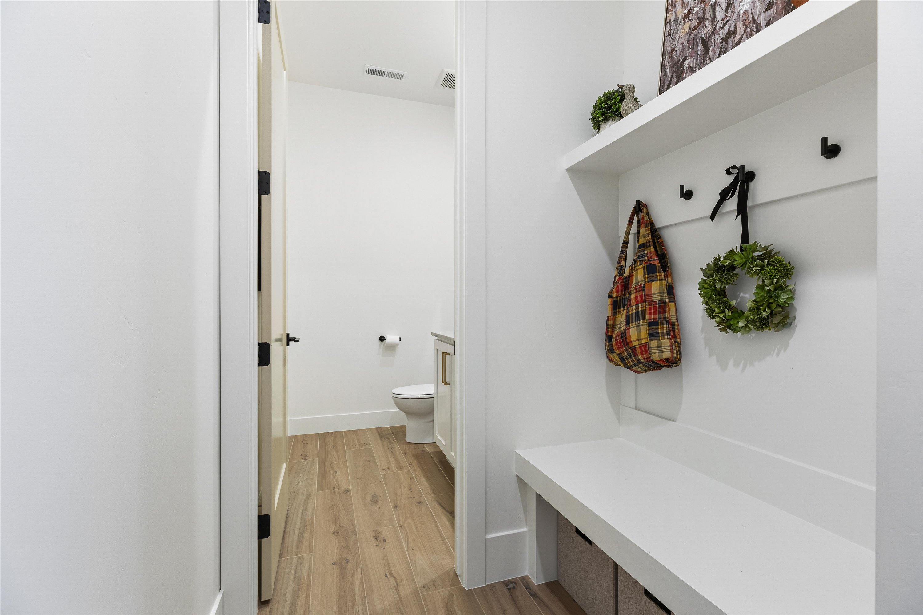 Mudroom by Garage (2 Large Storage Closets not Pictured)